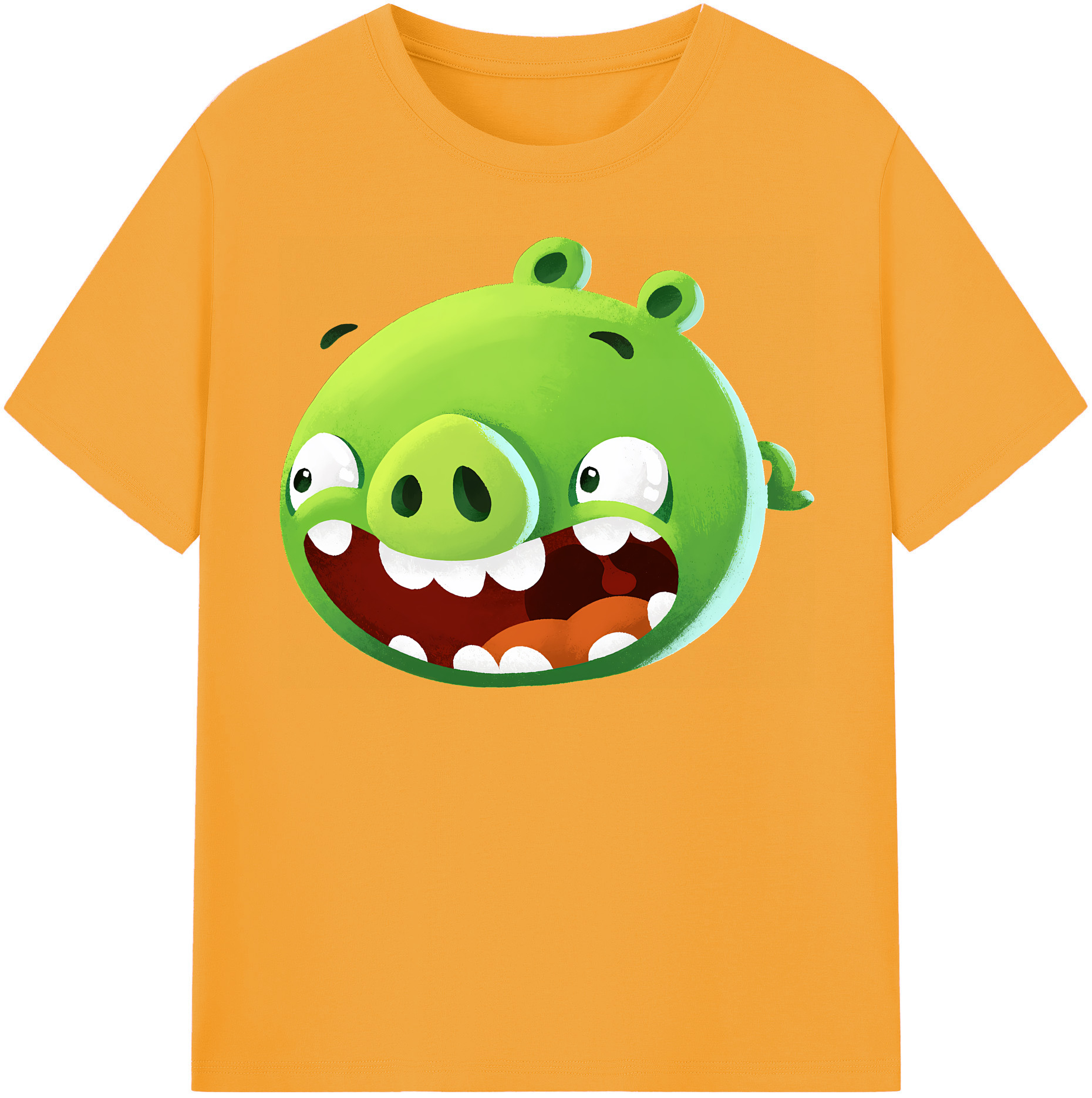 （画像用） Angry Birds アングリーバード 綿100％半袖Tシャツ（フロントプリント）
