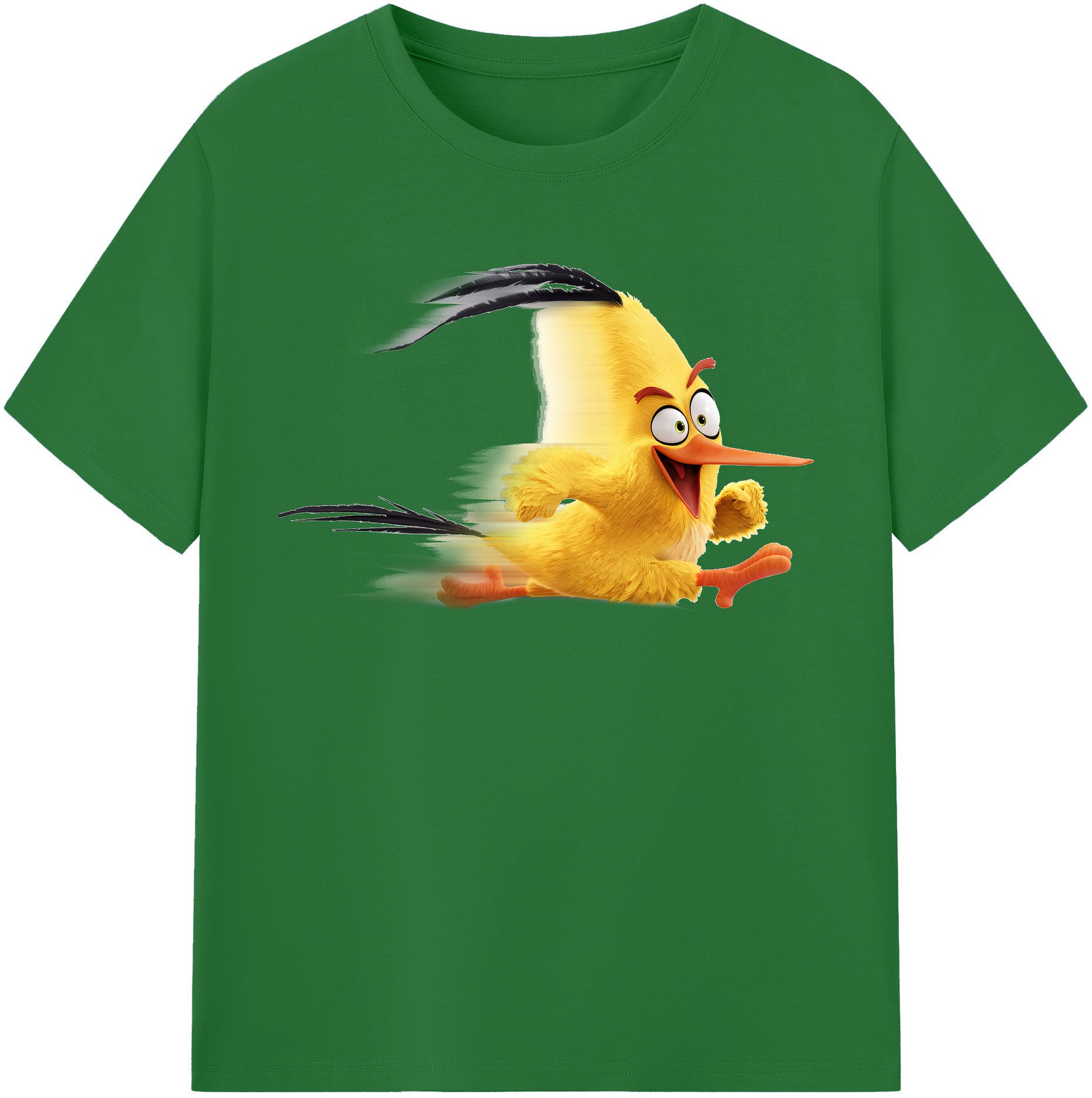 （画像用） Angry Birds アングリーバード 綿100％半袖Tシャツ（フロントプリント）