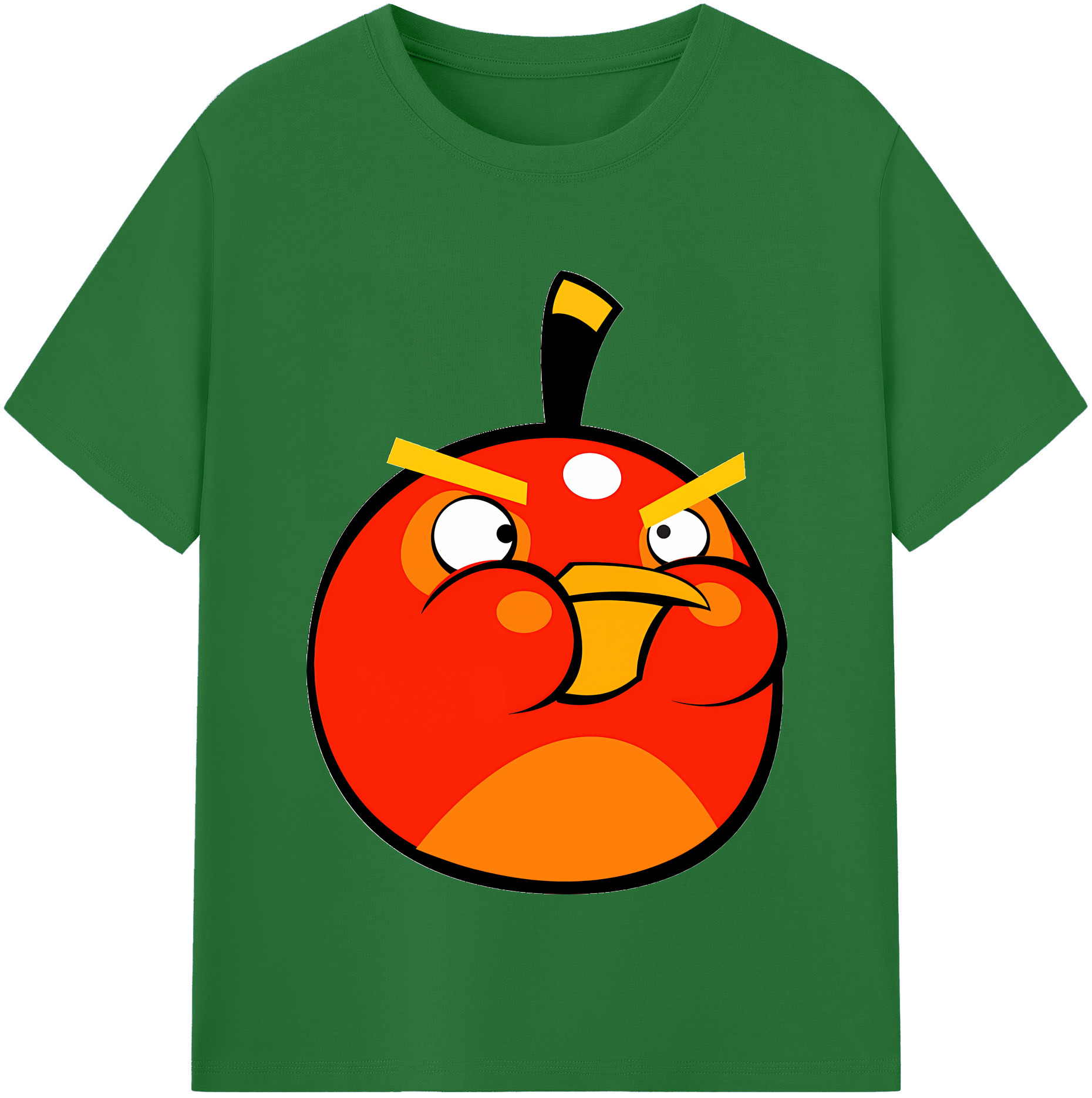 （画像用） Angry Birds アングリーバード 綿100％半袖Tシャツ（フロントプリント）