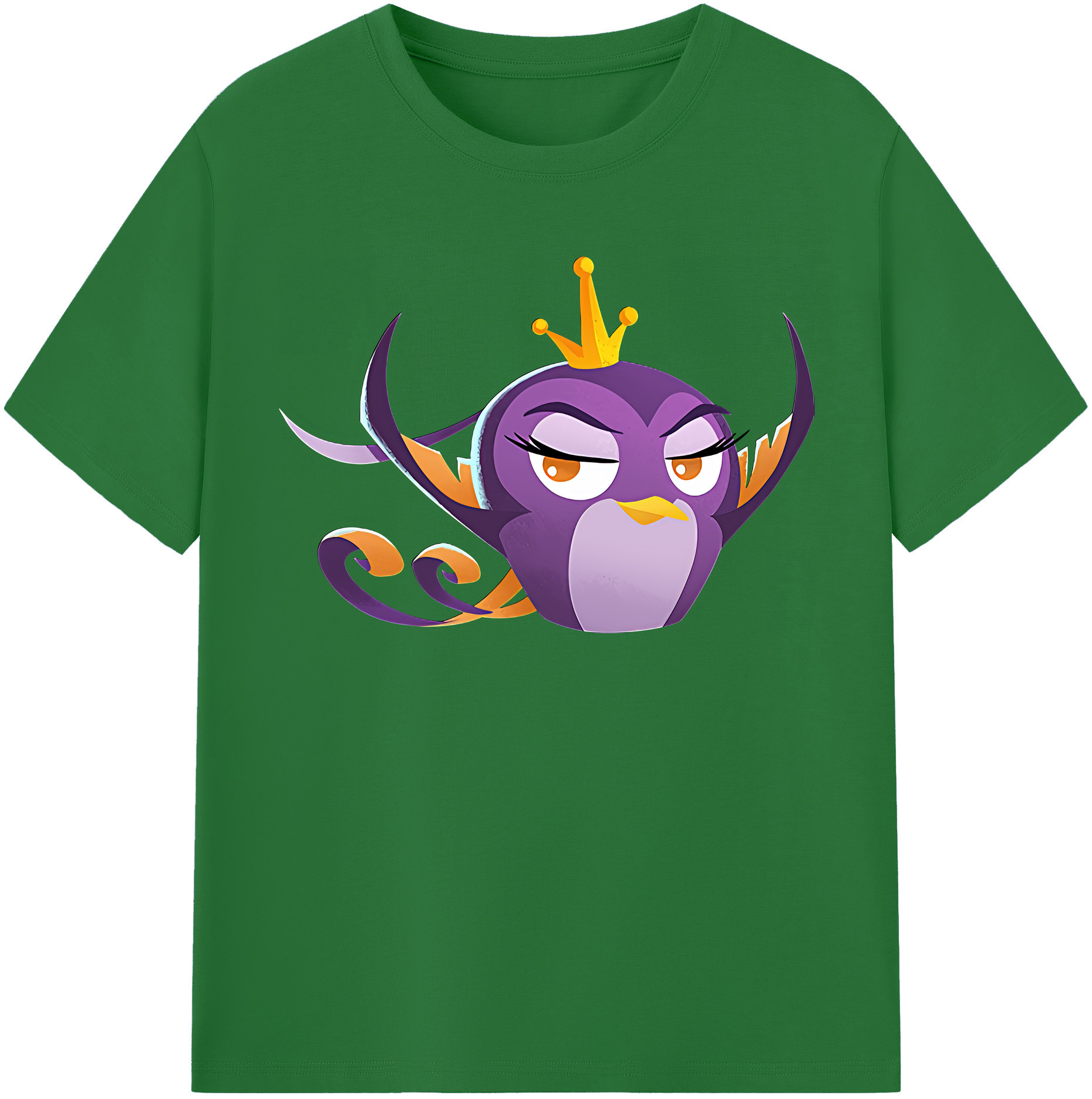 （画像用） Angry Birds アングリーバード 綿100％半袖Tシャツ（フロントプリント）