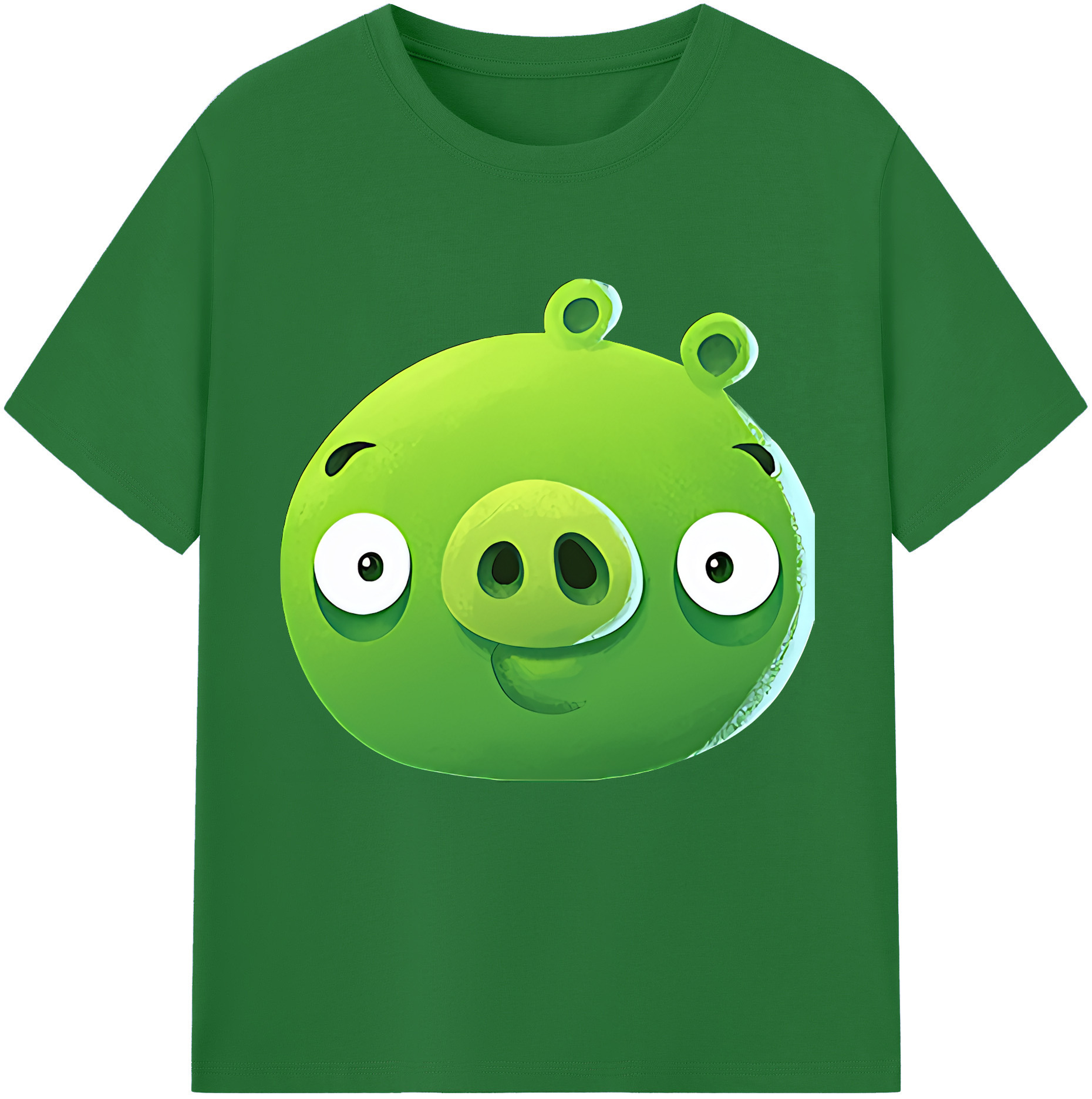 （画像用） Angry Birds アングリーバード 綿100％半袖Tシャツ（フロントプリント）