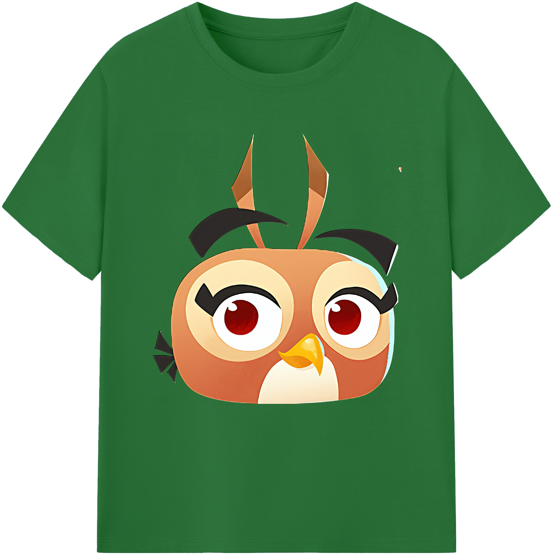 （画像用） Angry Birds アングリーバード 綿100％半袖Tシャツ（フロントプリント）