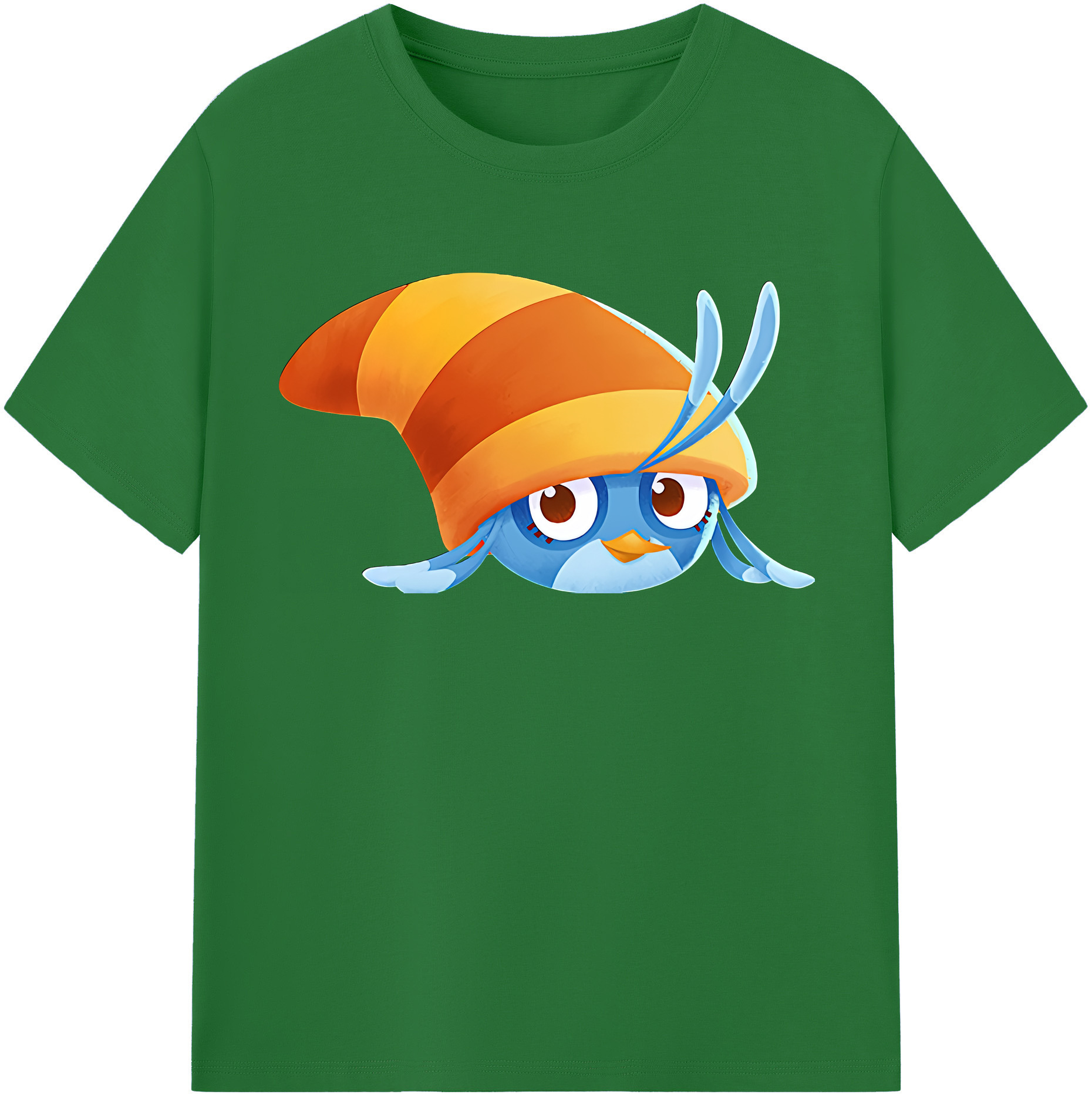 （画像用） Angry Birds アングリーバード 綿100％半袖Tシャツ（フロントプリント）