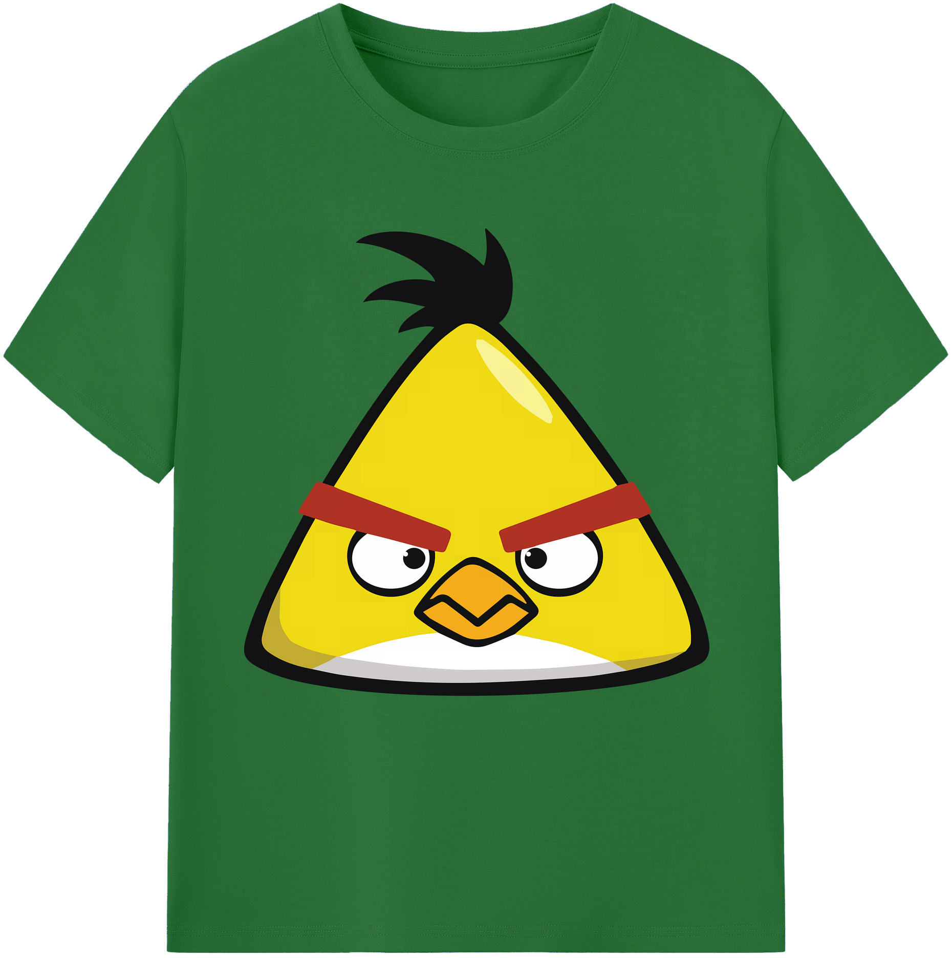 （画像用） Angry Birds アングリーバード 綿100％半袖Tシャツ（フロントプリント）