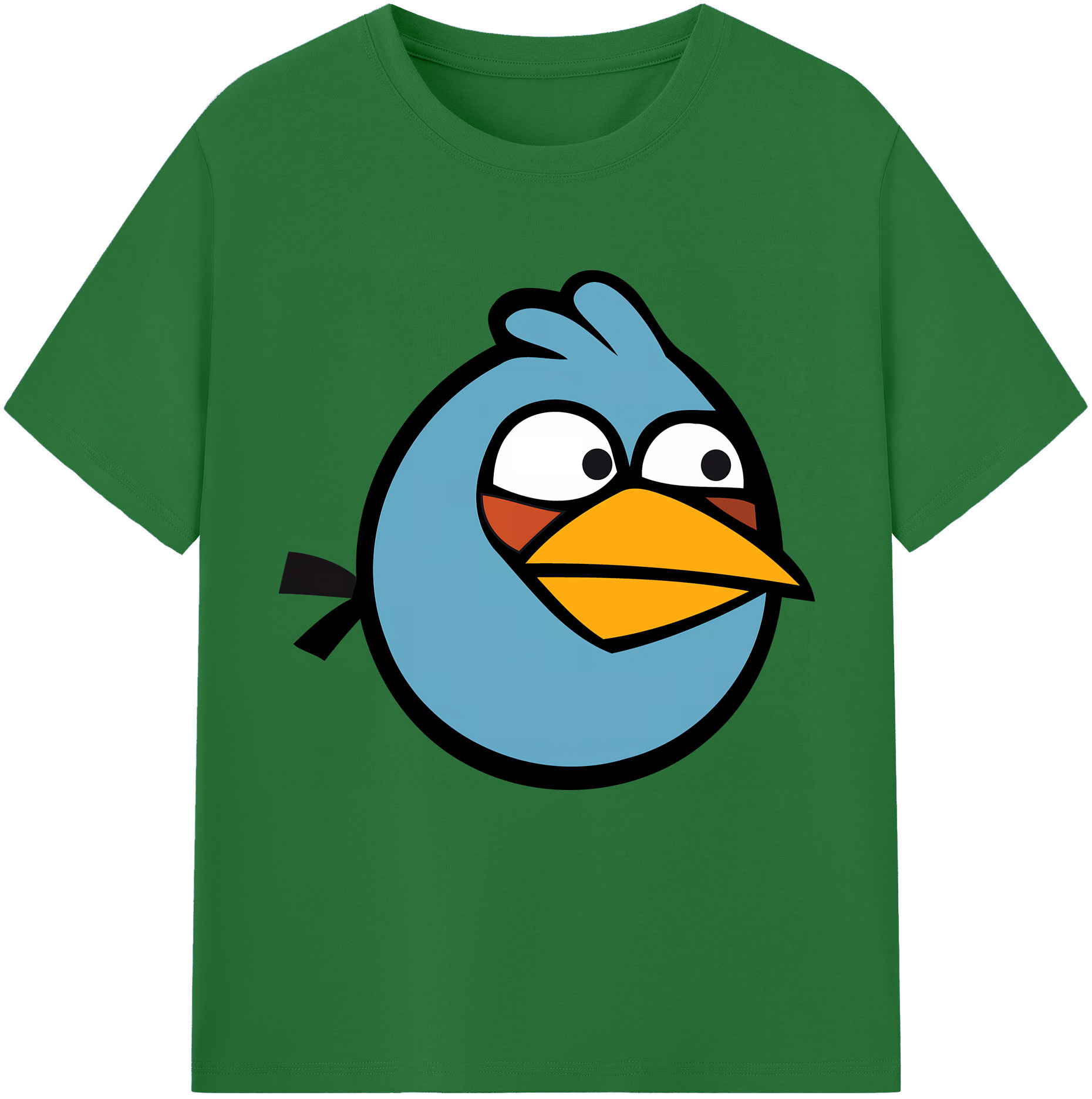 （画像用） Angry Birds アングリーバード 綿100％半袖Tシャツ（フロントプリント）