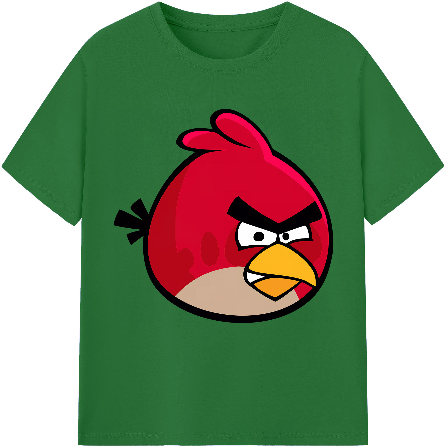 （画像用） Angry Birds アングリーバード 綿100％半袖Tシャツ（フロントプリント）