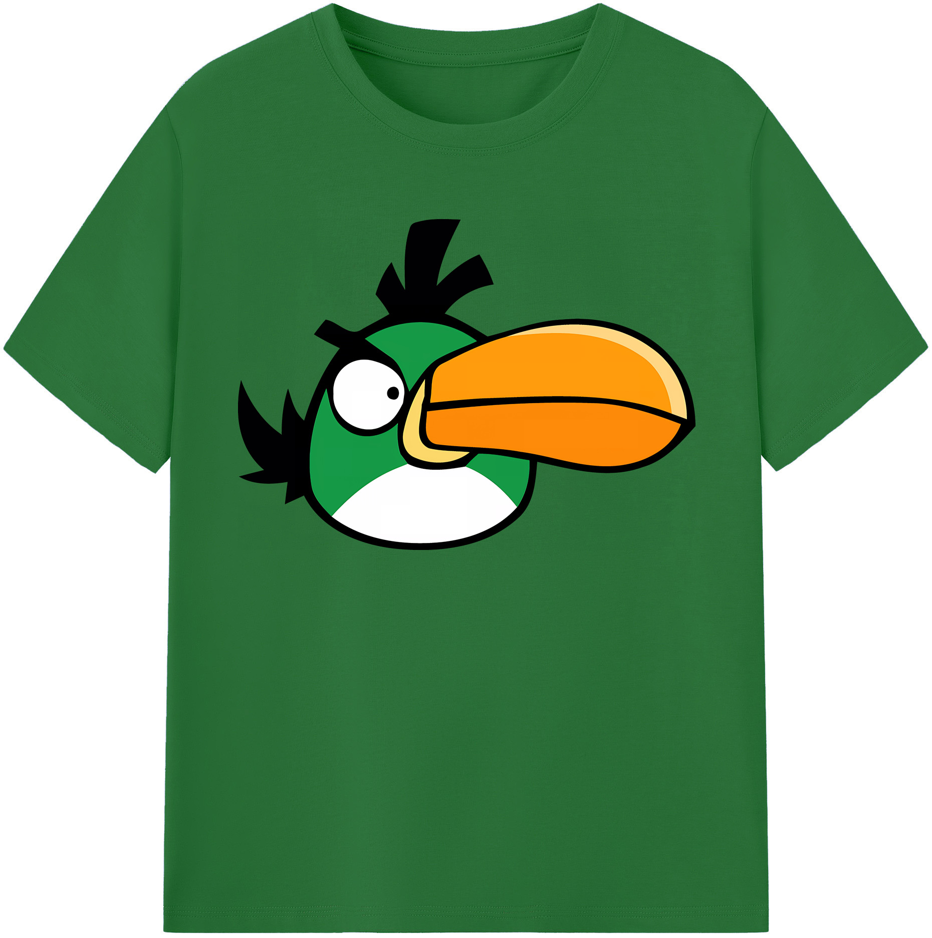 （画像用） Angry Birds アングリーバード 綿100％半袖Tシャツ（フロントプリント）