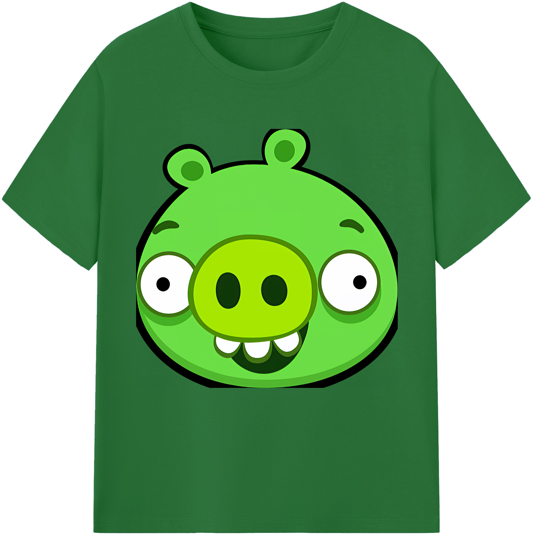 （画像用） Angry Birds アングリーバード 綿100％半袖Tシャツ（フロントプリント）