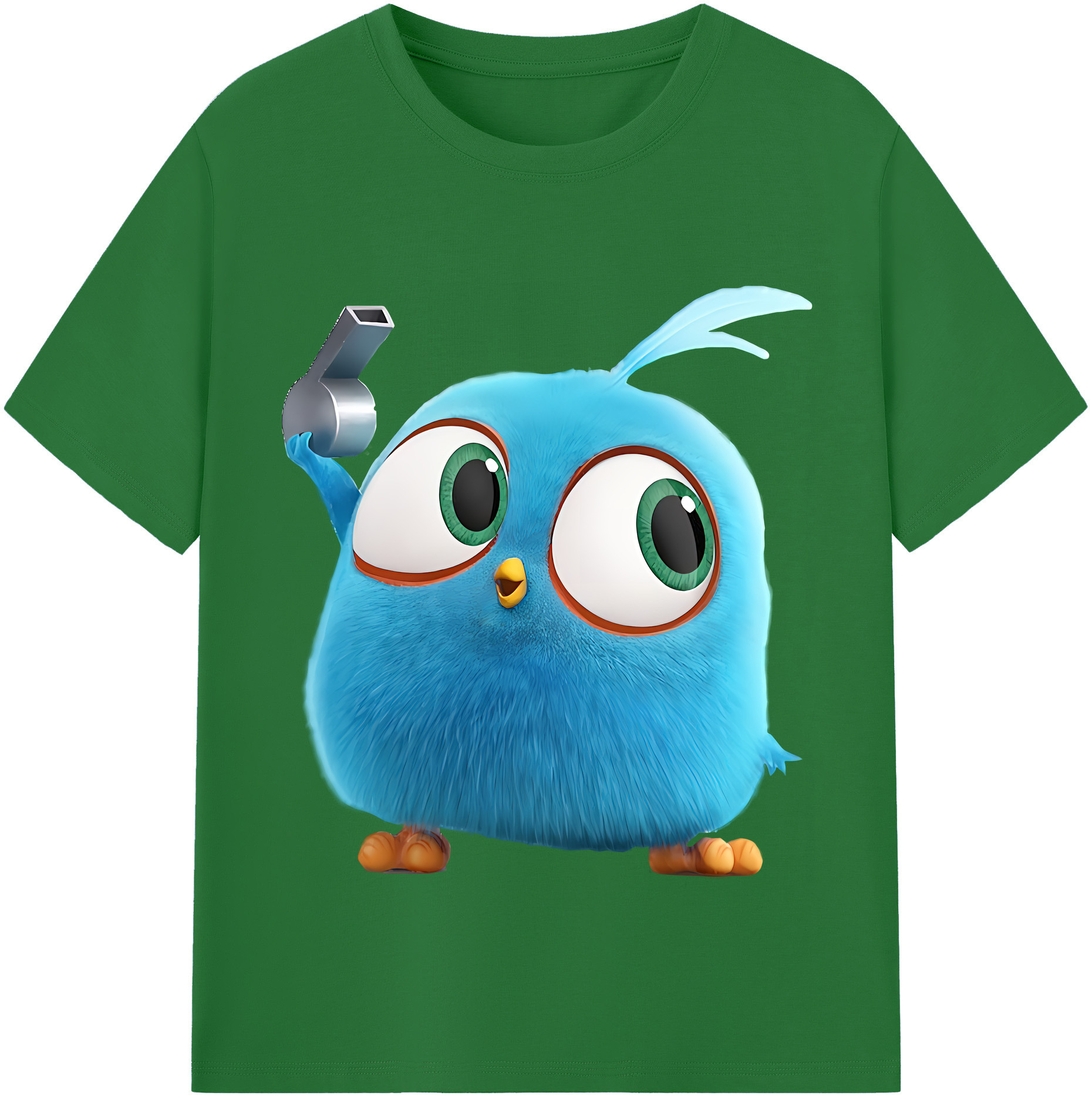 （画像用） Angry Birds アングリーバード 綿100％半袖Tシャツ（フロントプリント）