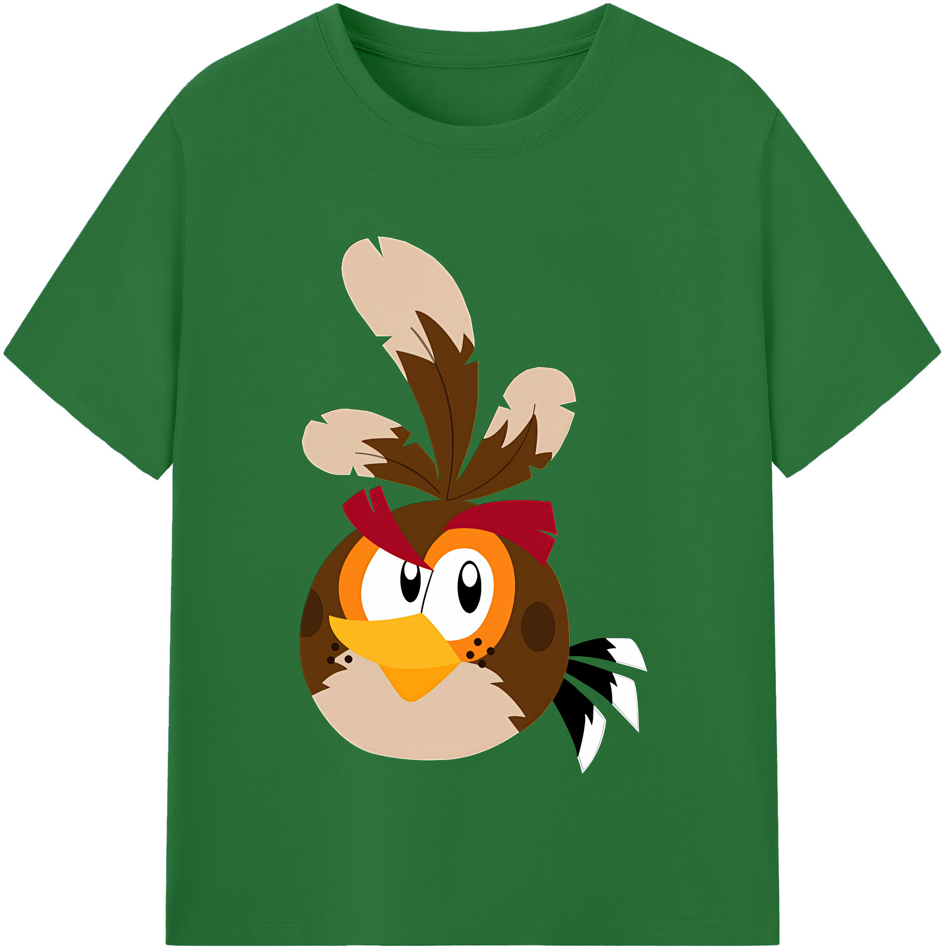 （画像用） Angry Birds アングリーバード 綿100％半袖Tシャツ（フロントプリント）