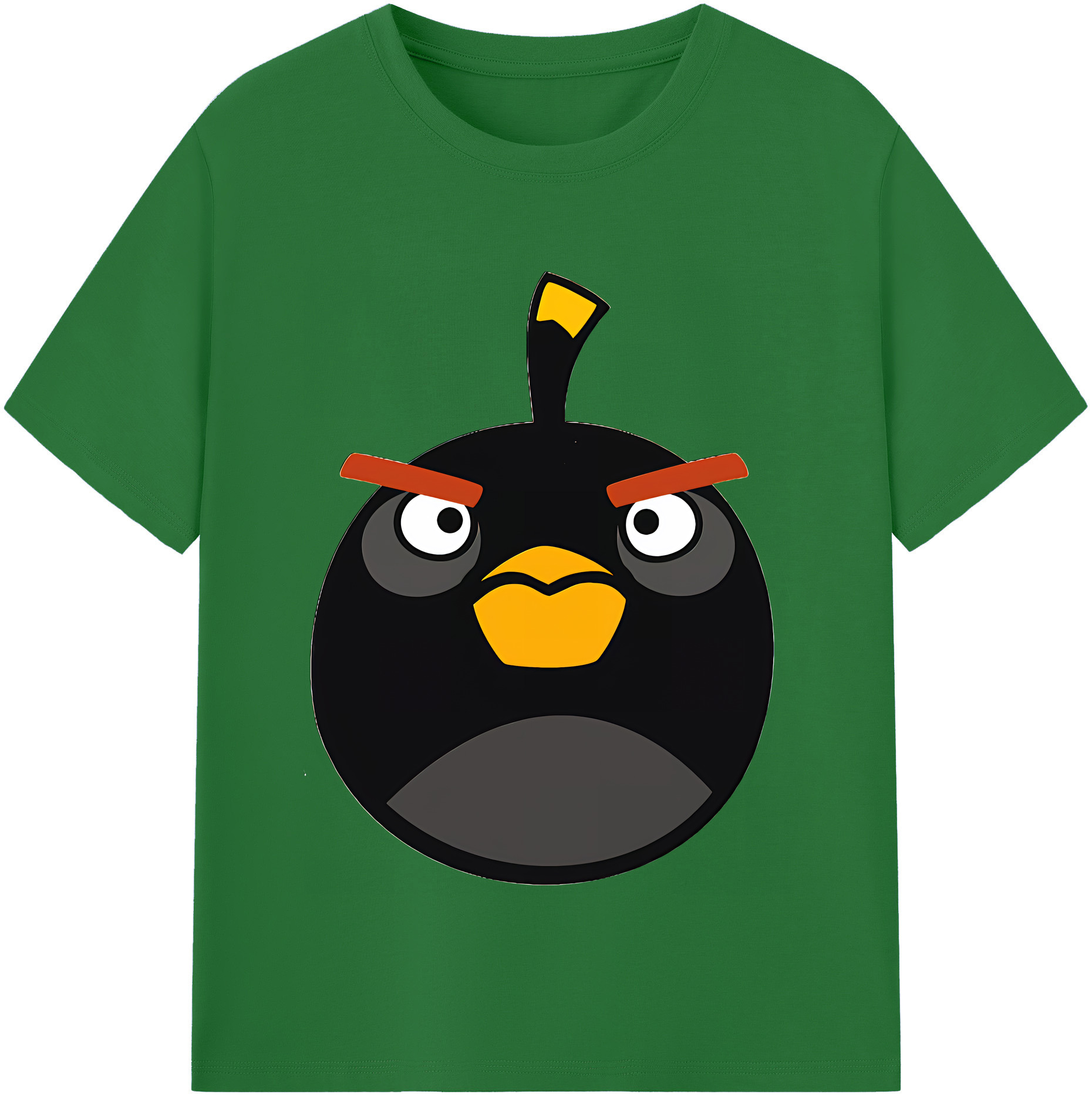 （画像用） Angry Birds アングリーバード 綿100％半袖Tシャツ（フロントプリント）