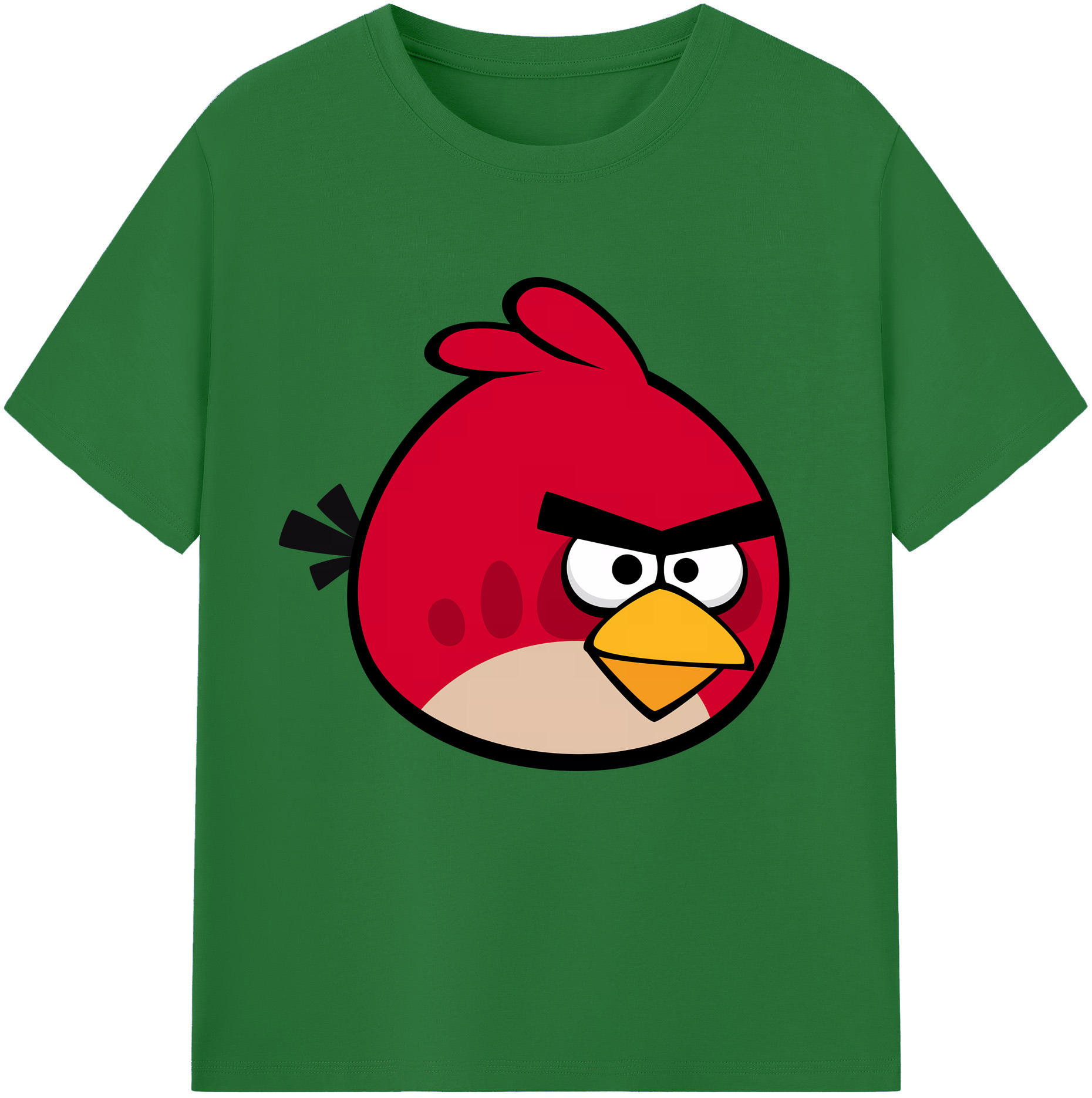 （画像用） Angry Birds アングリーバード 綿100％半袖Tシャツ（フロントプリント）