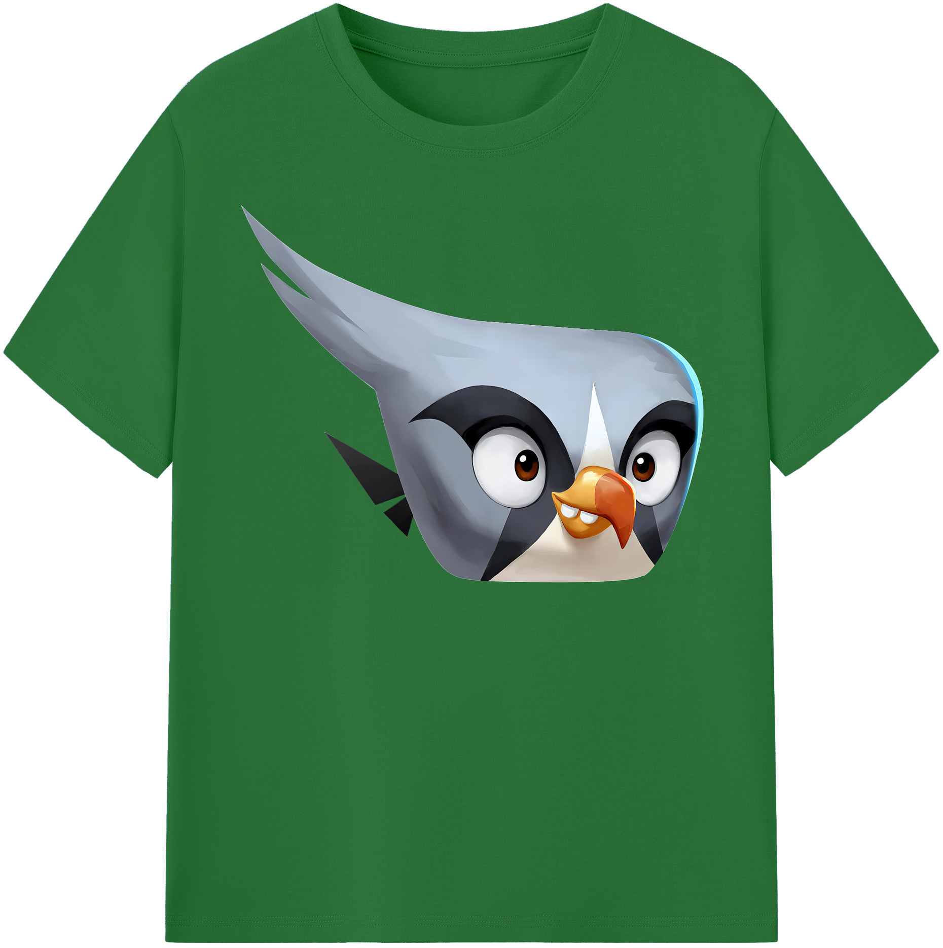 （画像用） Angry Birds アングリーバード 綿100％半袖Tシャツ（フロントプリント）