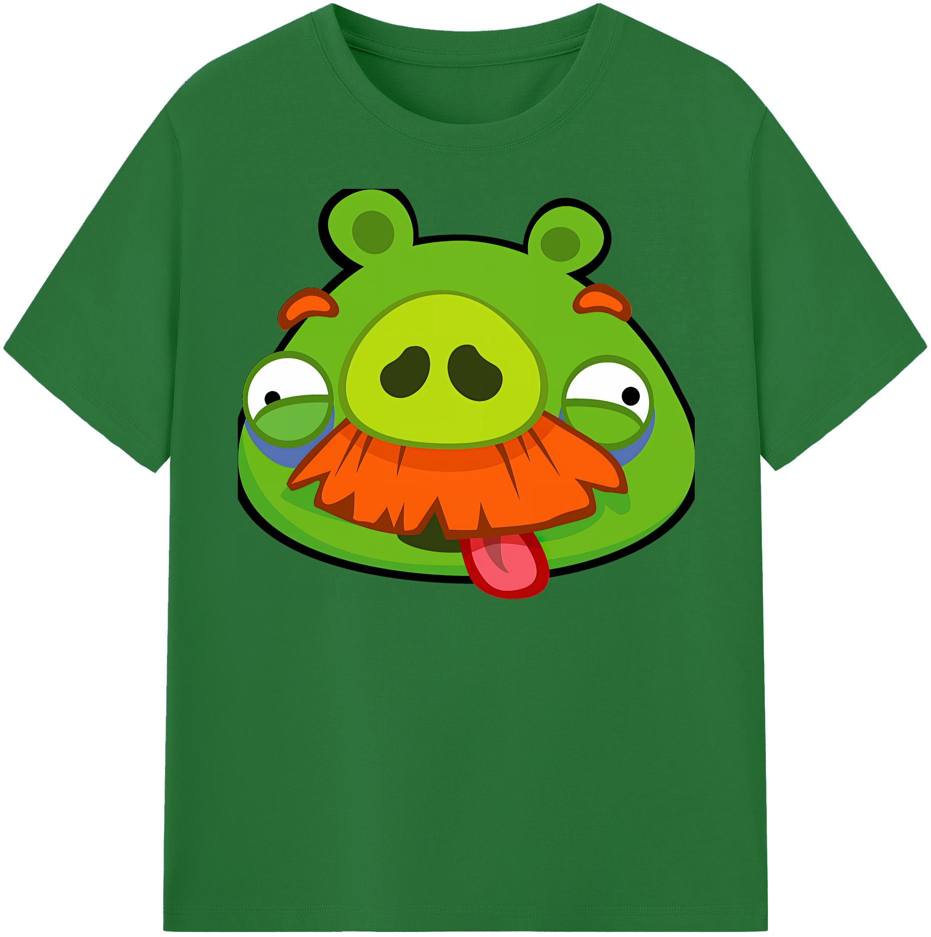 （画像用） Angry Birds アングリーバード 綿100％半袖Tシャツ（フロントプリント）