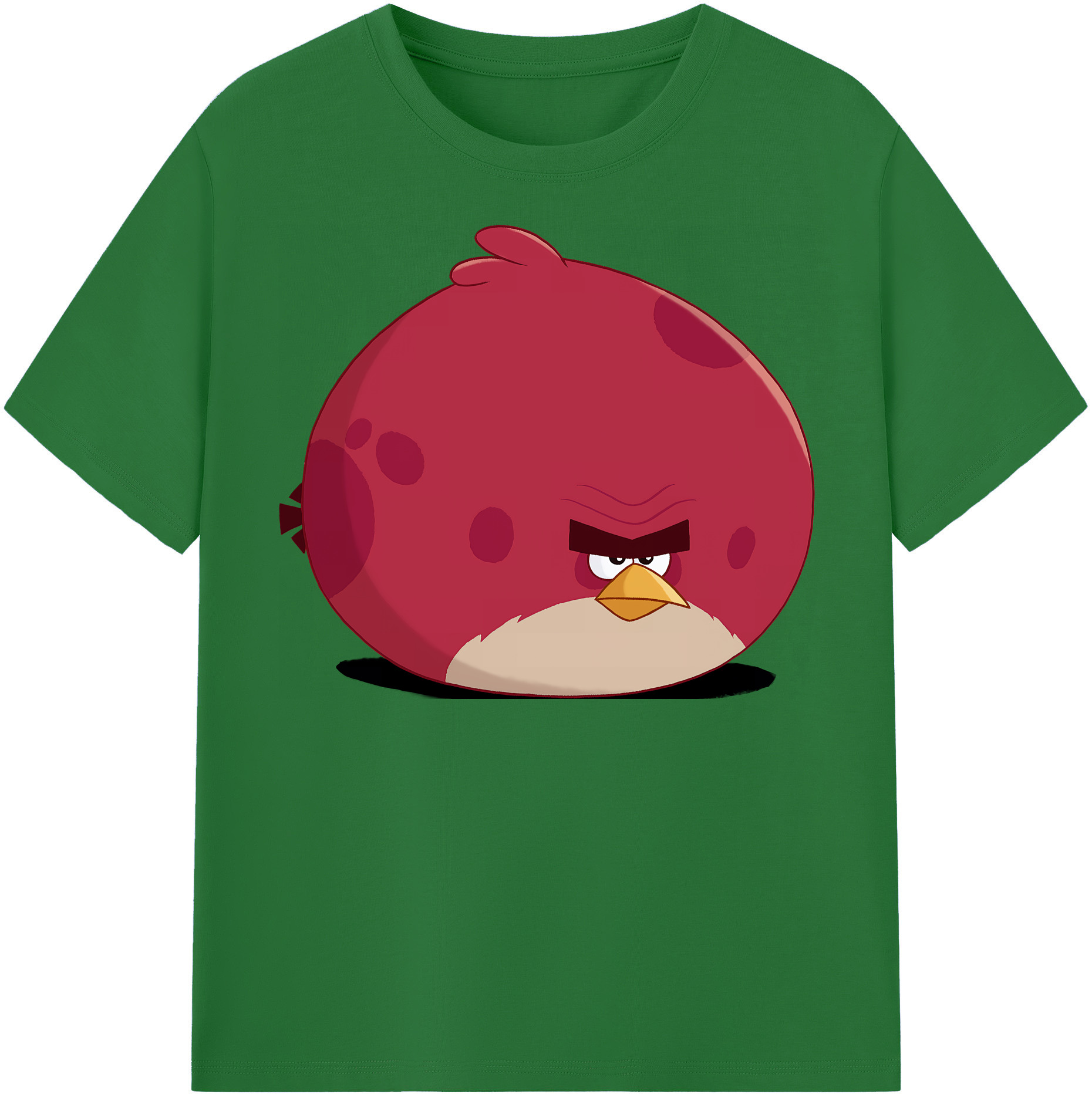 （画像用） Angry Birds アングリーバード 綿100％半袖Tシャツ（フロントプリント）