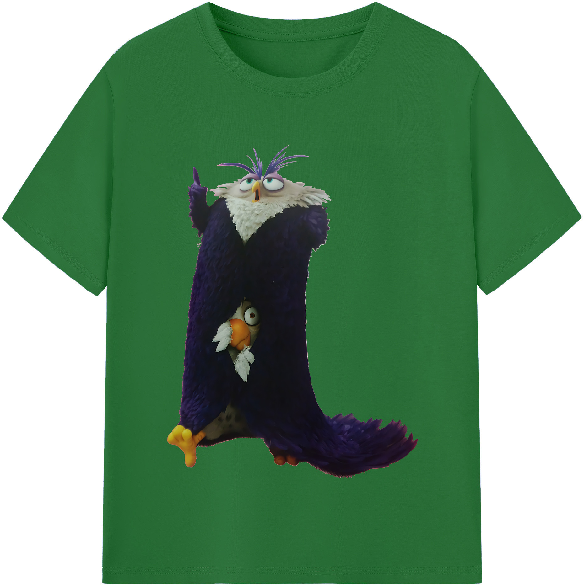 （画像用） Angry Birds アングリーバード 綿100％半袖Tシャツ（フロントプリント）