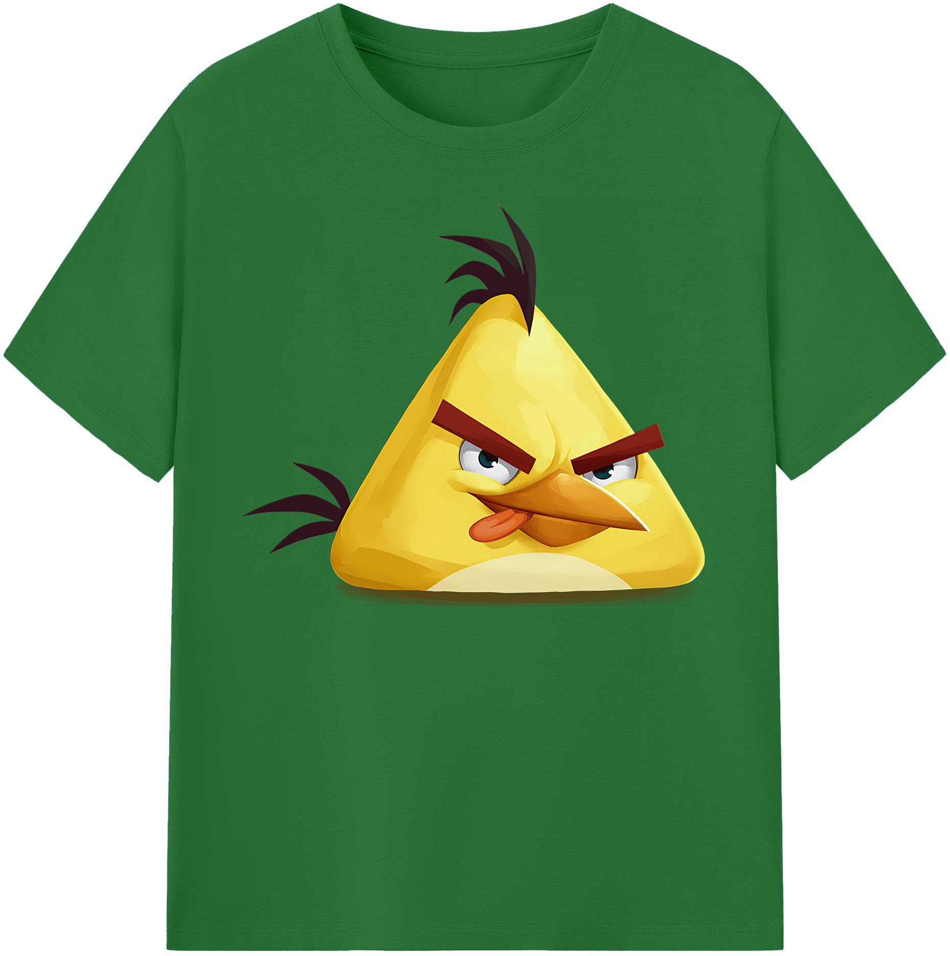 （画像用） Angry Birds アングリーバード 綿100％半袖Tシャツ（フロントプリント）