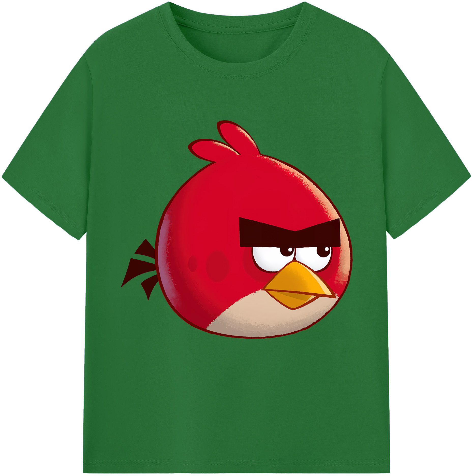 （画像用） Angry Birds アングリーバード 綿100％半袖Tシャツ（フロントプリント）