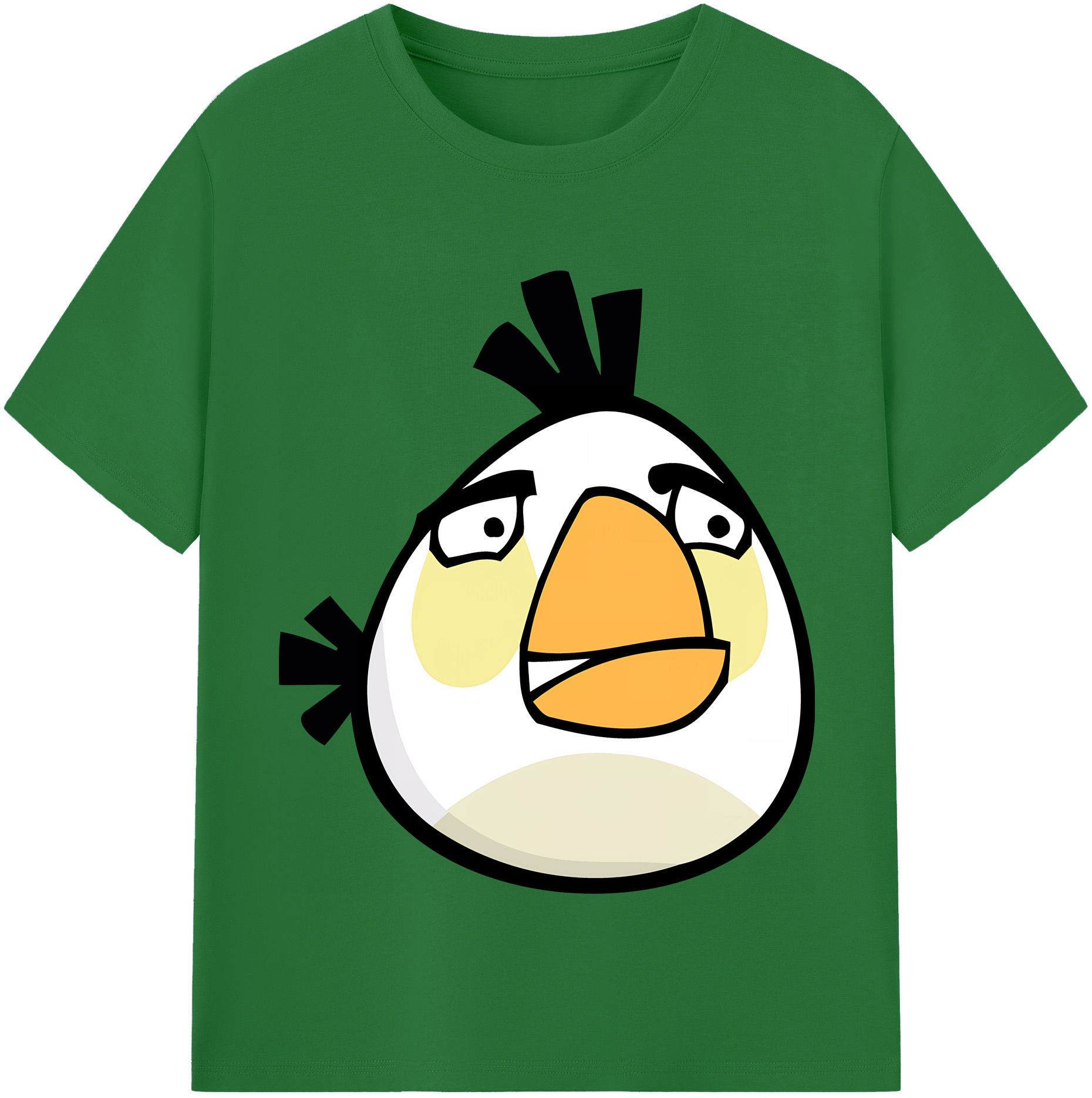 （画像用） Angry Birds アングリーバード 綿100％半袖Tシャツ（フロントプリント）