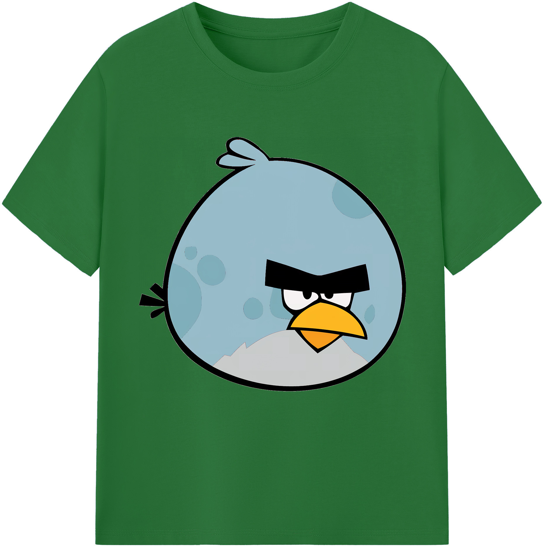 （画像用） Angry Birds アングリーバード 綿100％半袖Tシャツ（フロントプリント）