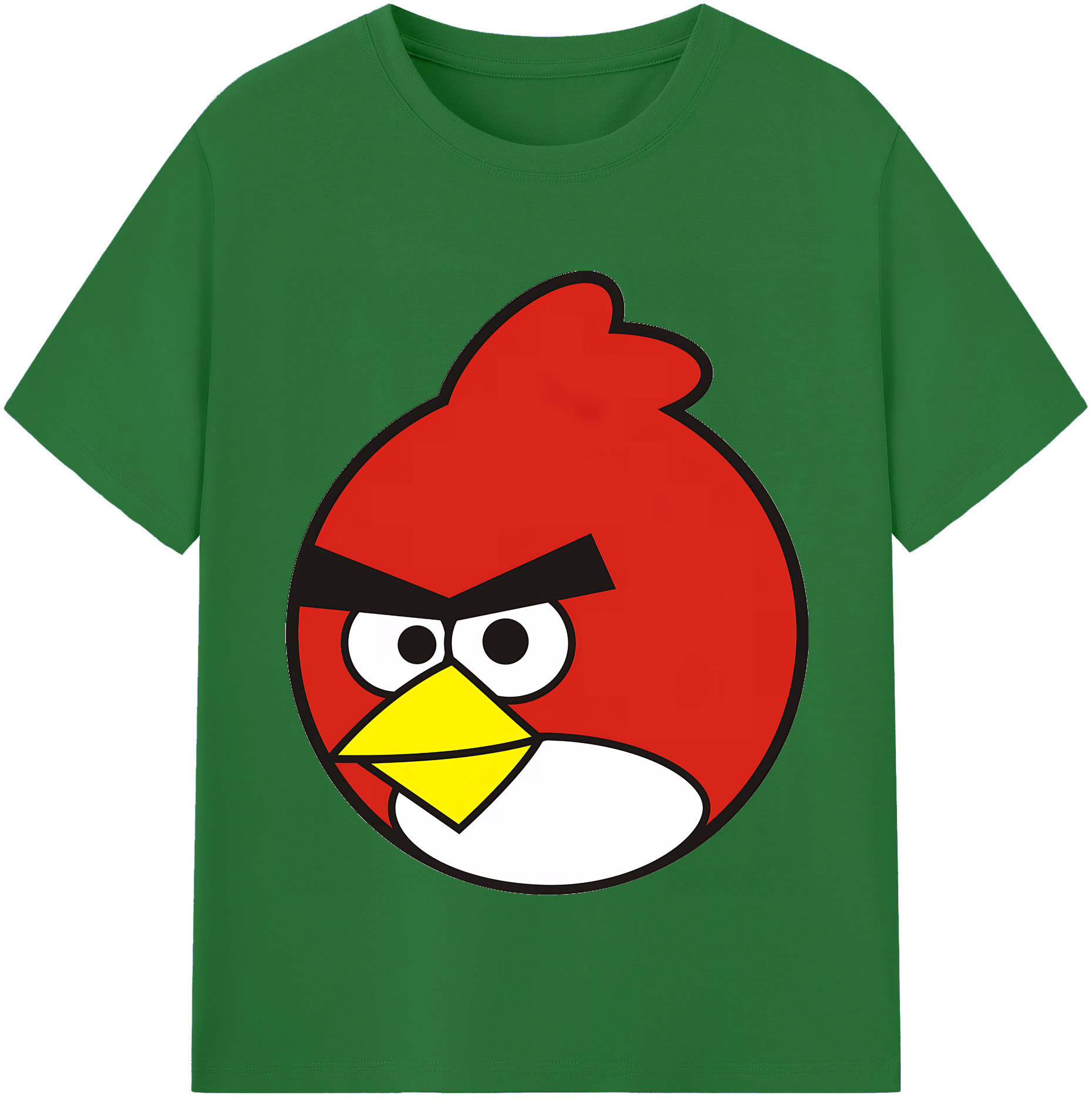 （画像用） Angry Birds アングリーバード 綿100％半袖Tシャツ（フロントプリント）