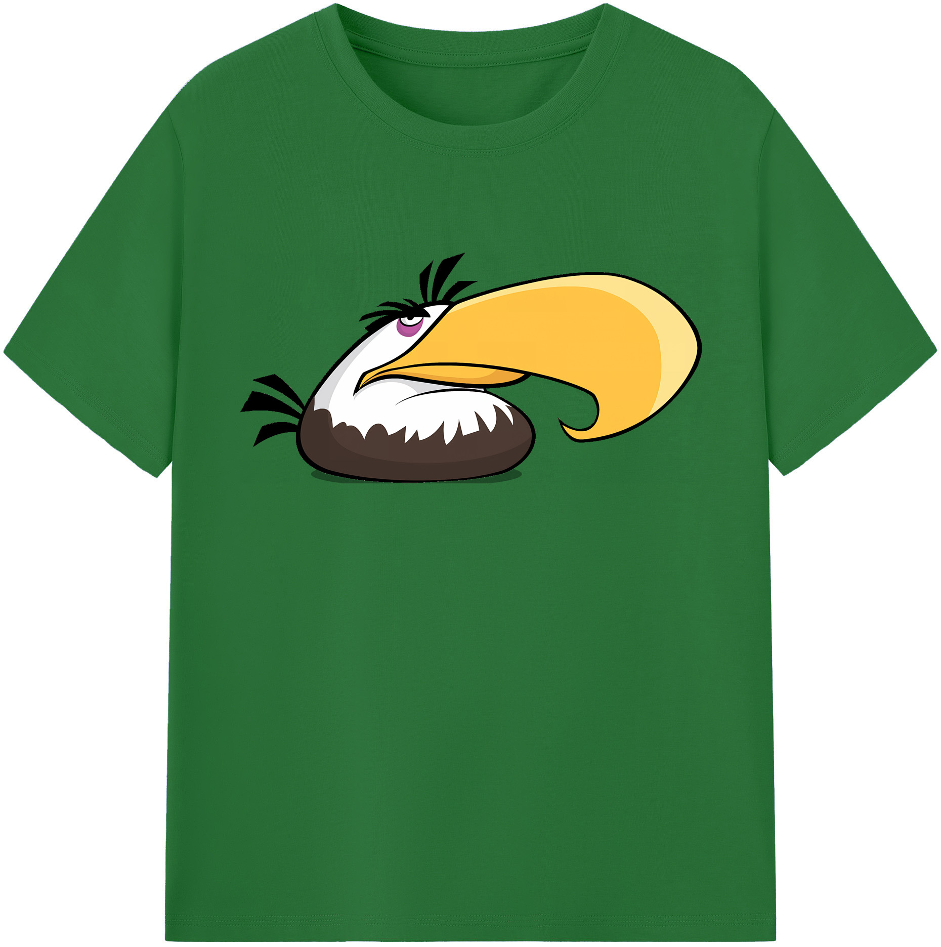 （画像用） Angry Birds アングリーバード 綿100％半袖Tシャツ（フロントプリント）