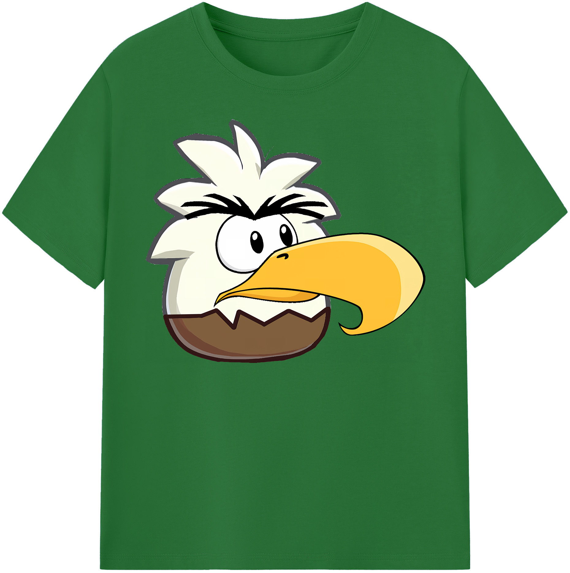 （画像用） Angry Birds アングリーバード 綿100％半袖Tシャツ（フロントプリント）