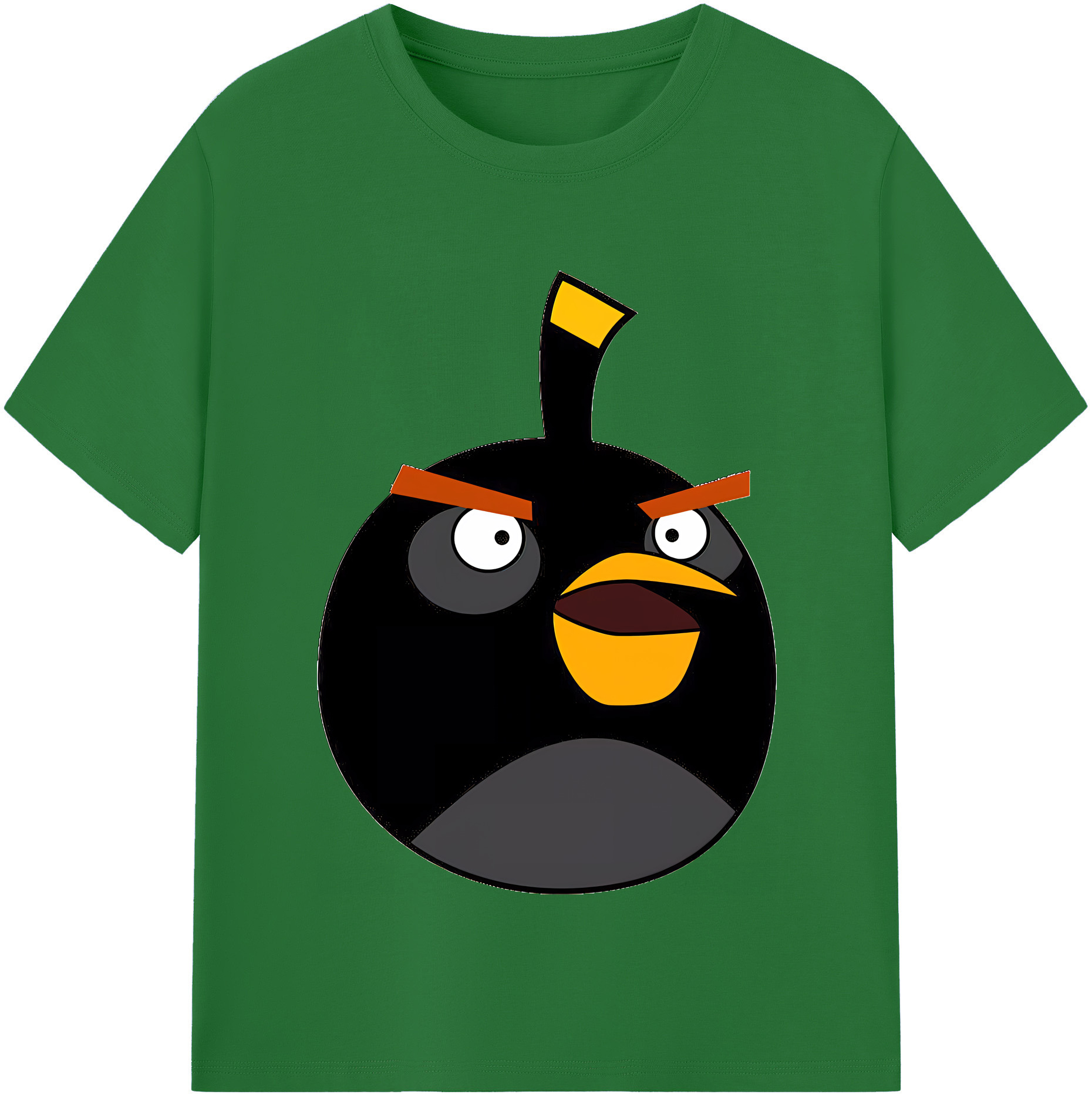 （画像用） Angry Birds アングリーバード 綿100％半袖Tシャツ（フロントプリント）