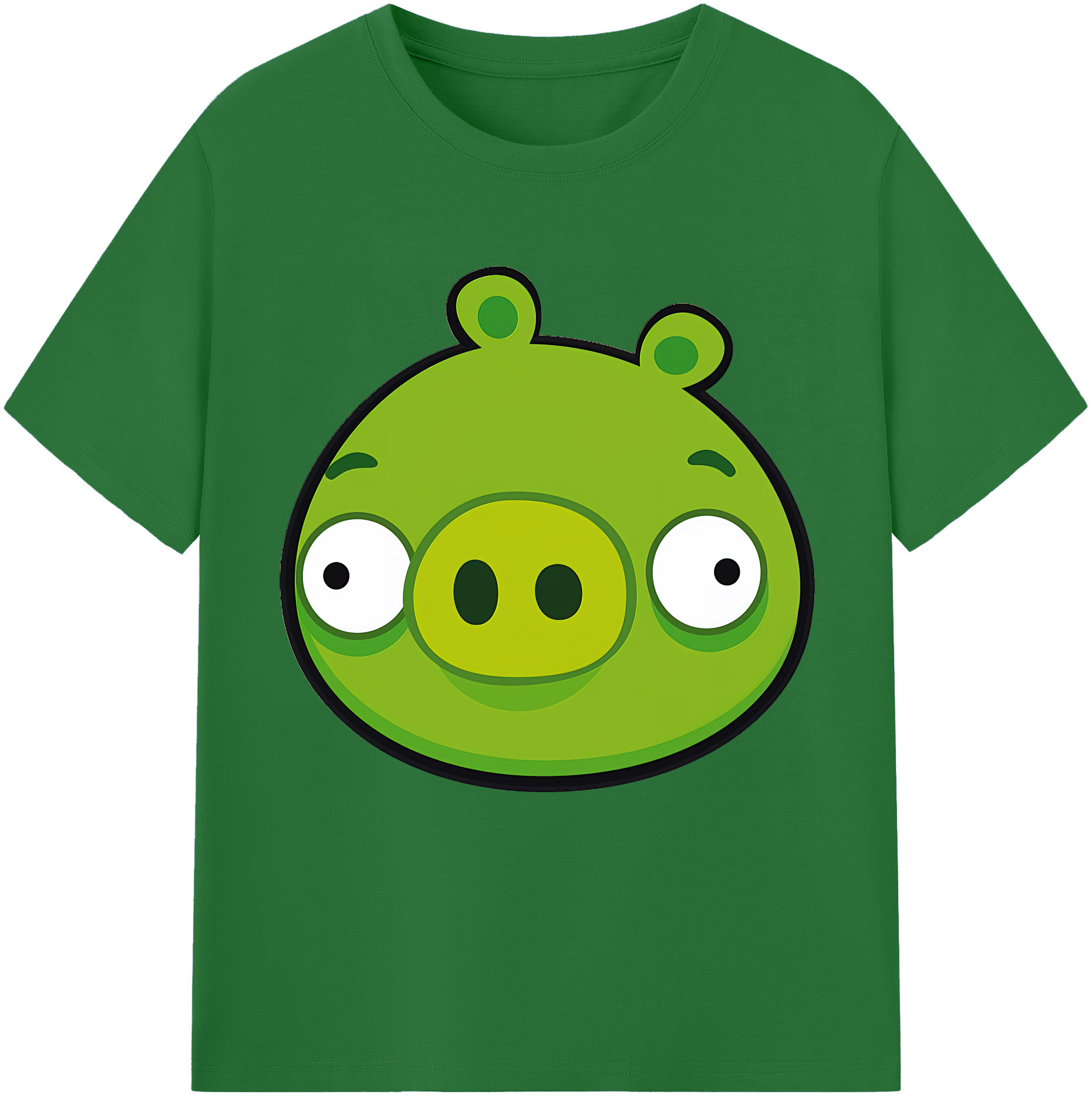 （画像用） Angry Birds アングリーバード 綿100％半袖Tシャツ（フロントプリント）