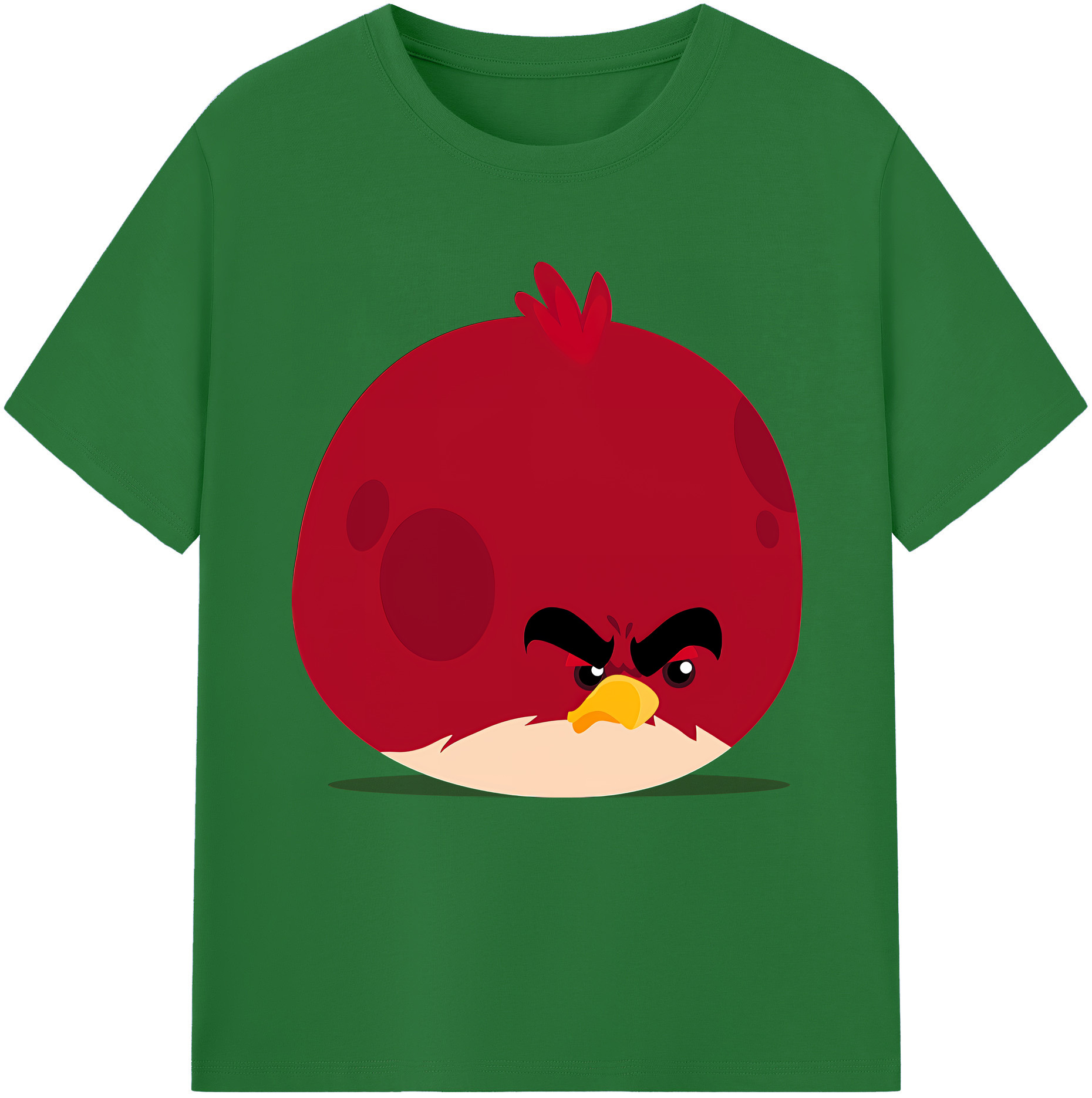 （画像用） Angry Birds アングリーバード 綿100％半袖Tシャツ（フロントプリント）
