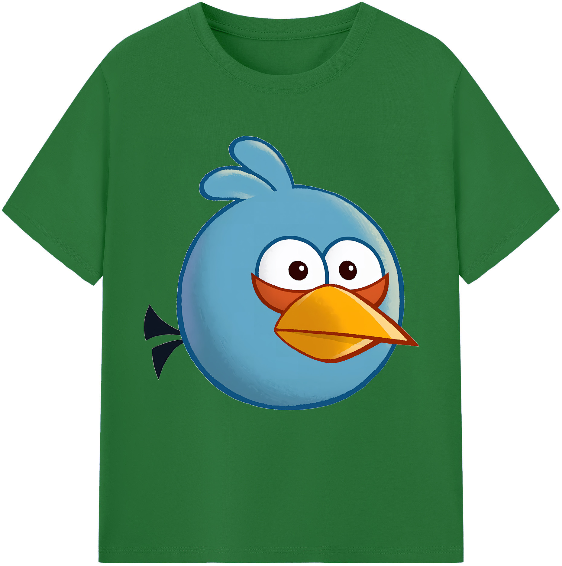 （画像用） Angry Birds アングリーバード 綿100％半袖Tシャツ（フロントプリント）