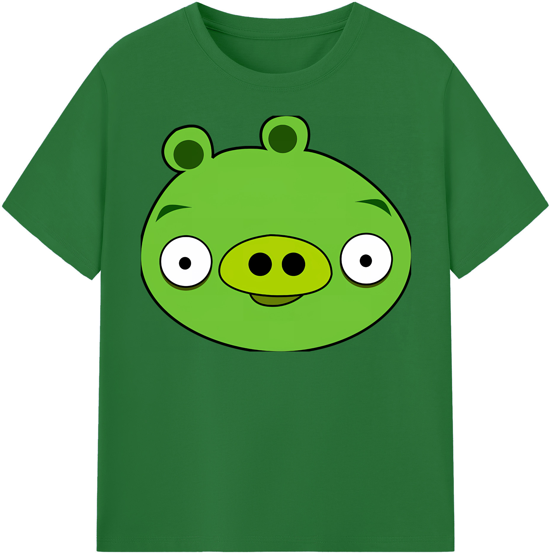 （画像用） Angry Birds アングリーバード 綿100％半袖Tシャツ（フロントプリント）