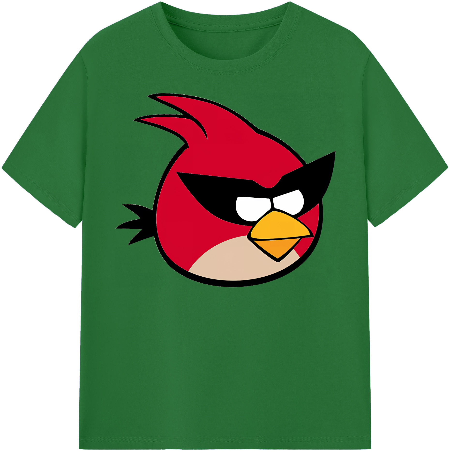 （画像用） Angry Birds アングリーバード 綿100％半袖Tシャツ（フロントプリント）