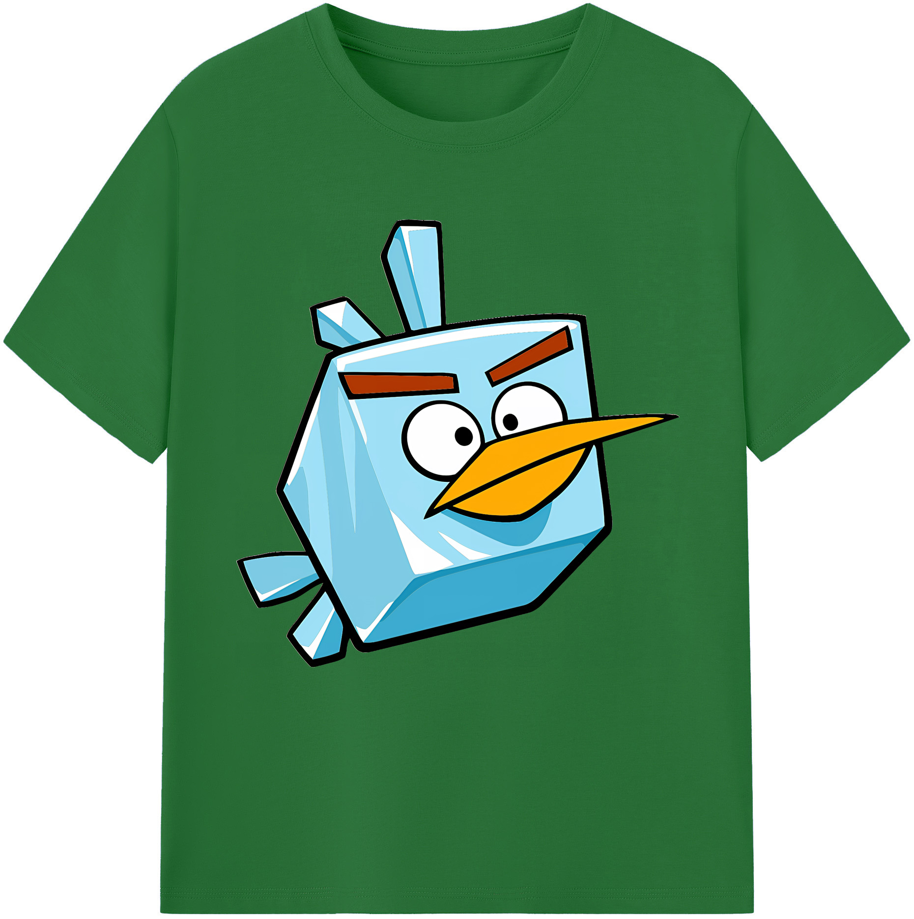（画像用） Angry Birds アングリーバード 綿100％半袖Tシャツ（フロントプリント）