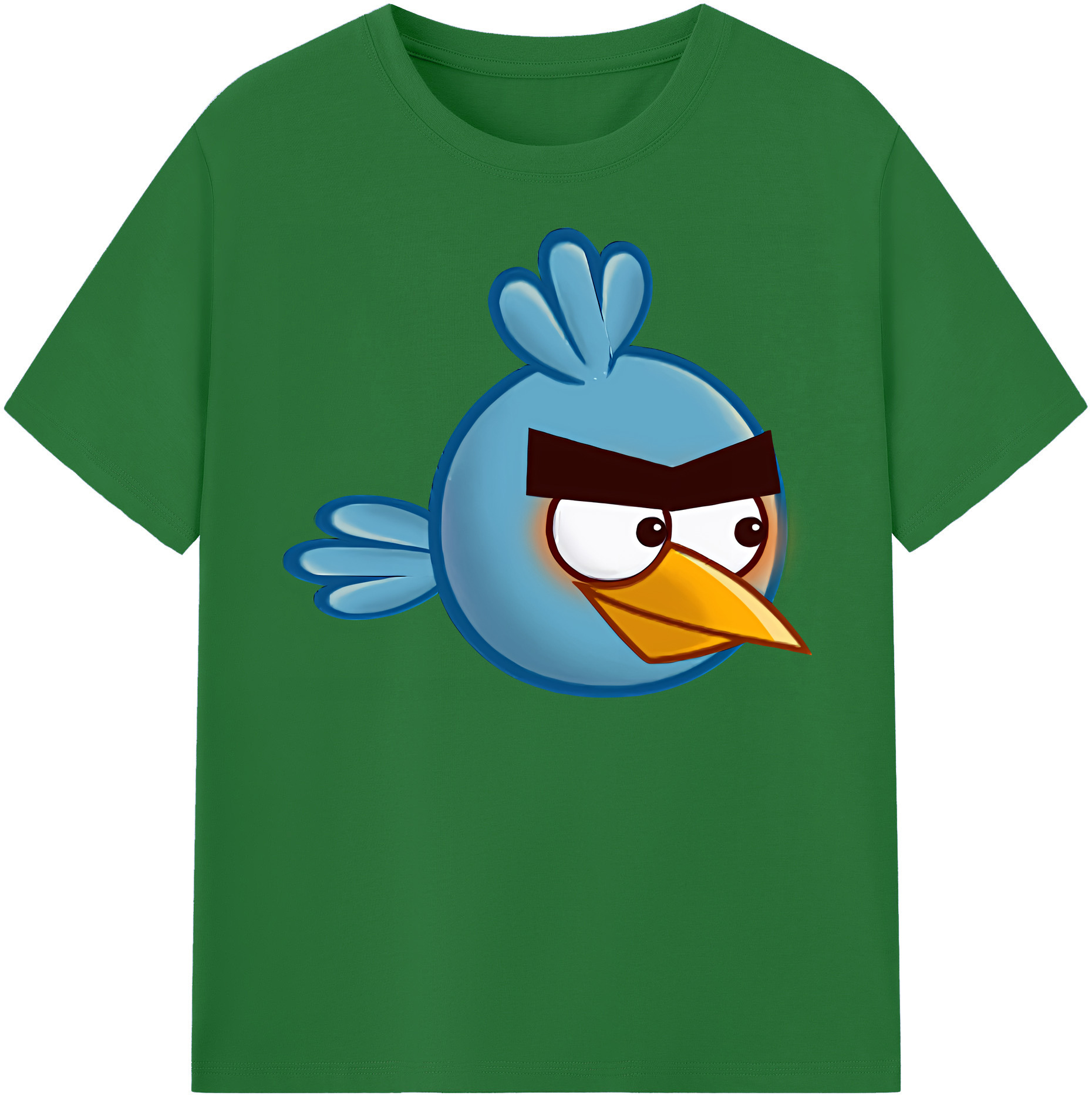 （画像用） Angry Birds アングリーバード 綿100％半袖Tシャツ（フロントプリント）