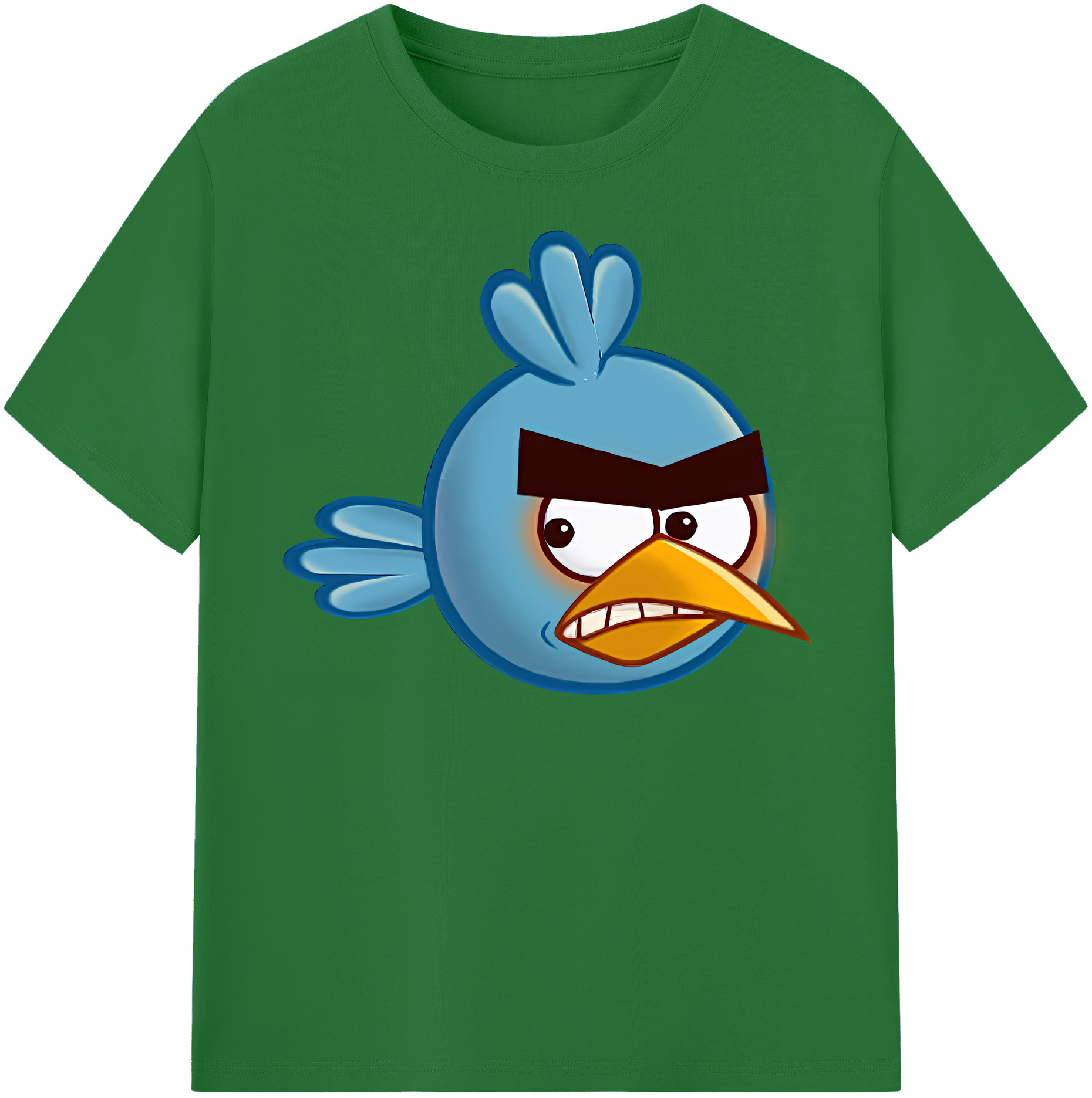（画像用） Angry Birds アングリーバード 綿100％半袖Tシャツ（フロントプリント）