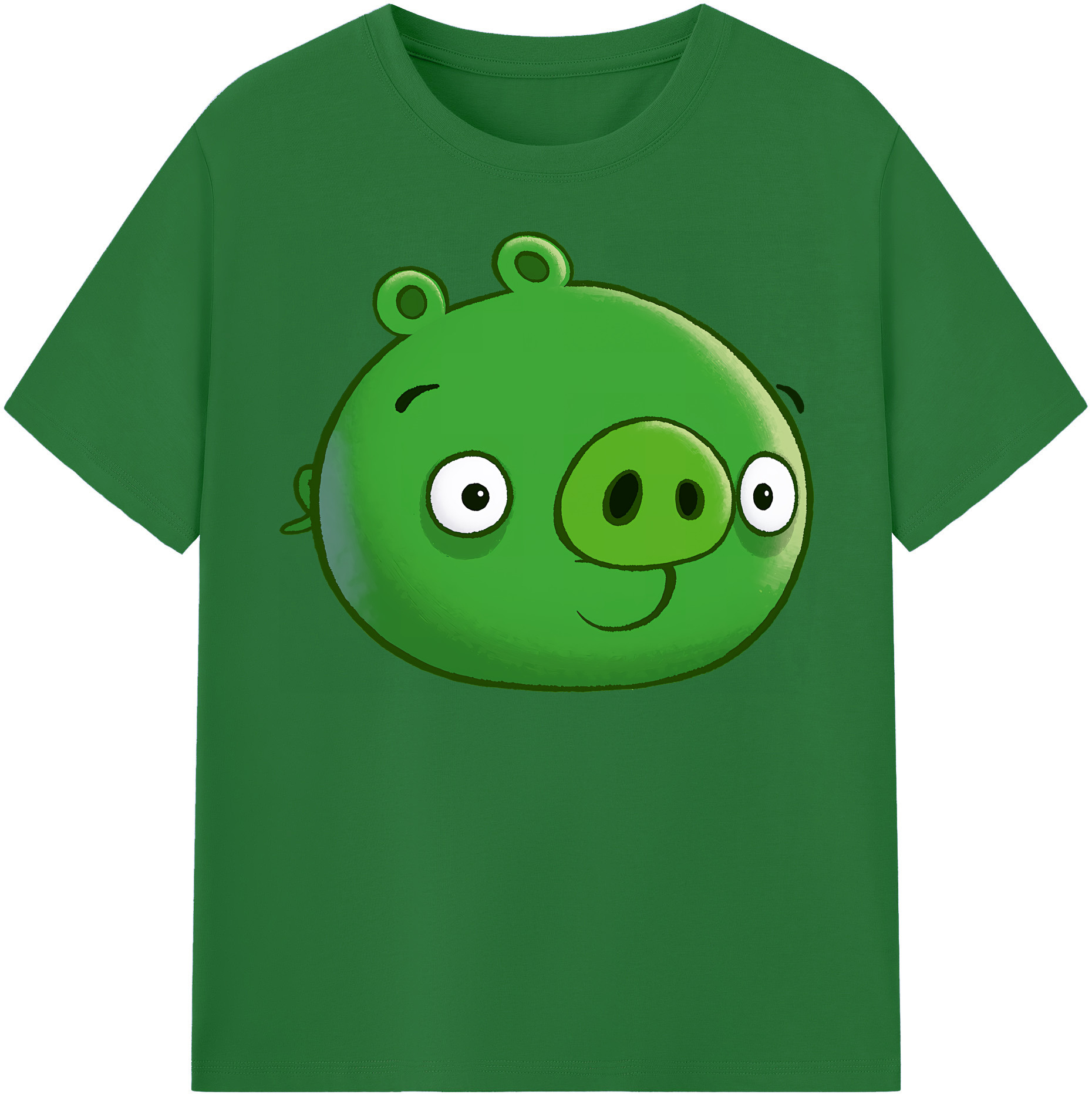 （画像用） Angry Birds アングリーバード 綿100％半袖Tシャツ（フロントプリント）