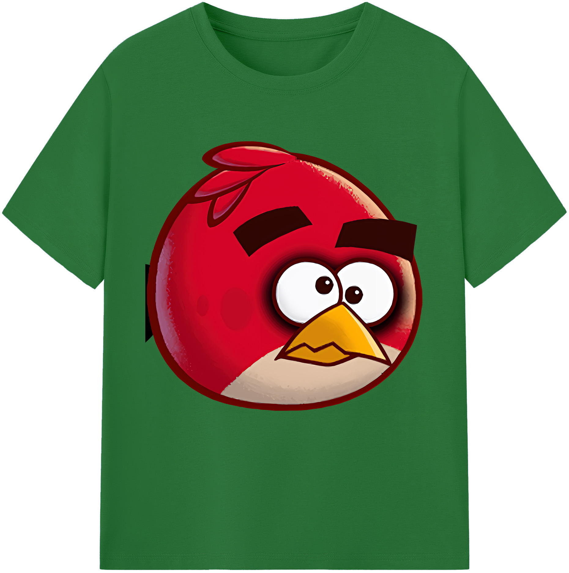（画像用） Angry Birds アングリーバード 綿100％半袖Tシャツ（フロントプリント）