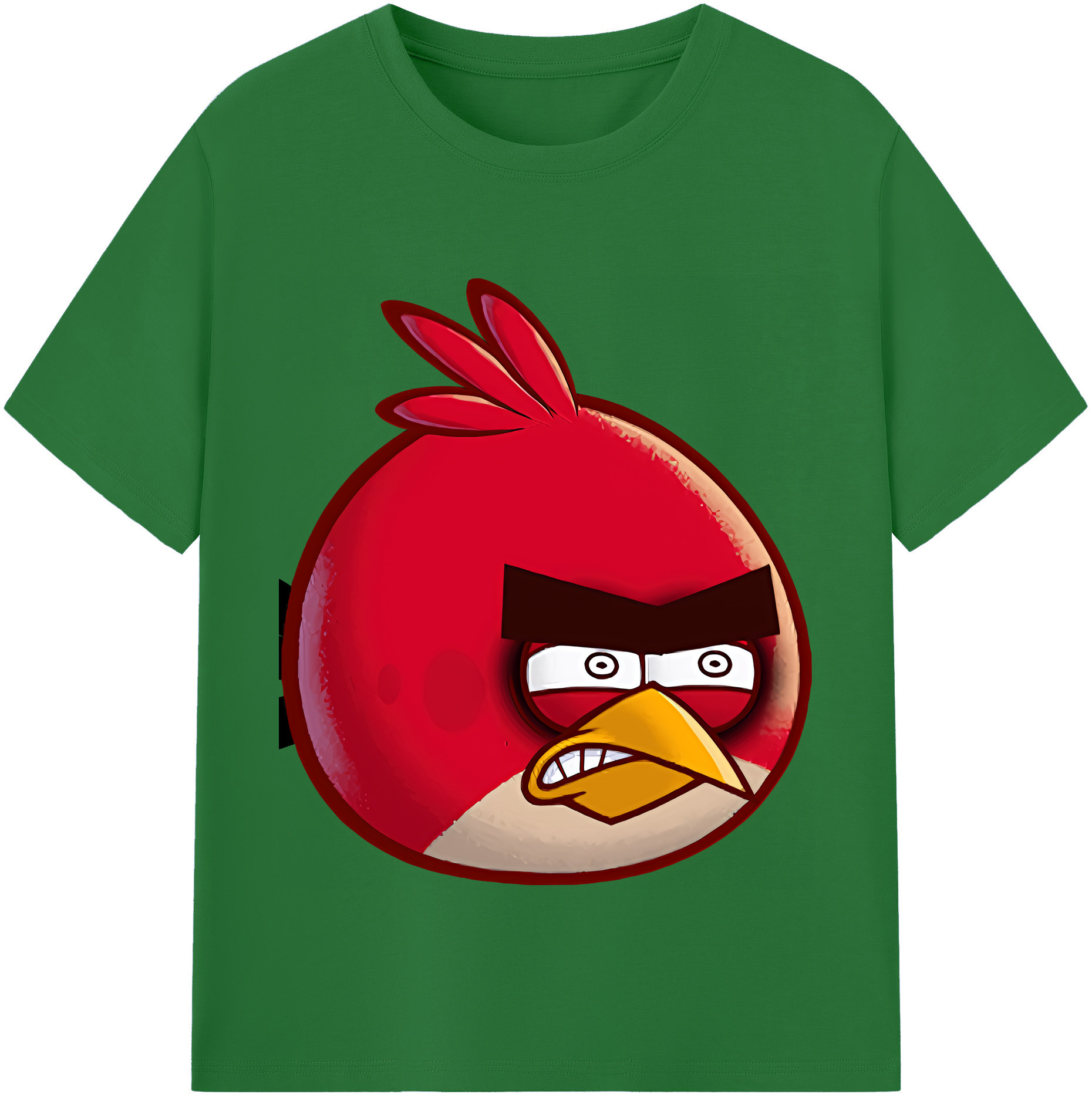 （画像用） Angry Birds アングリーバード 綿100％半袖Tシャツ（フロントプリント）