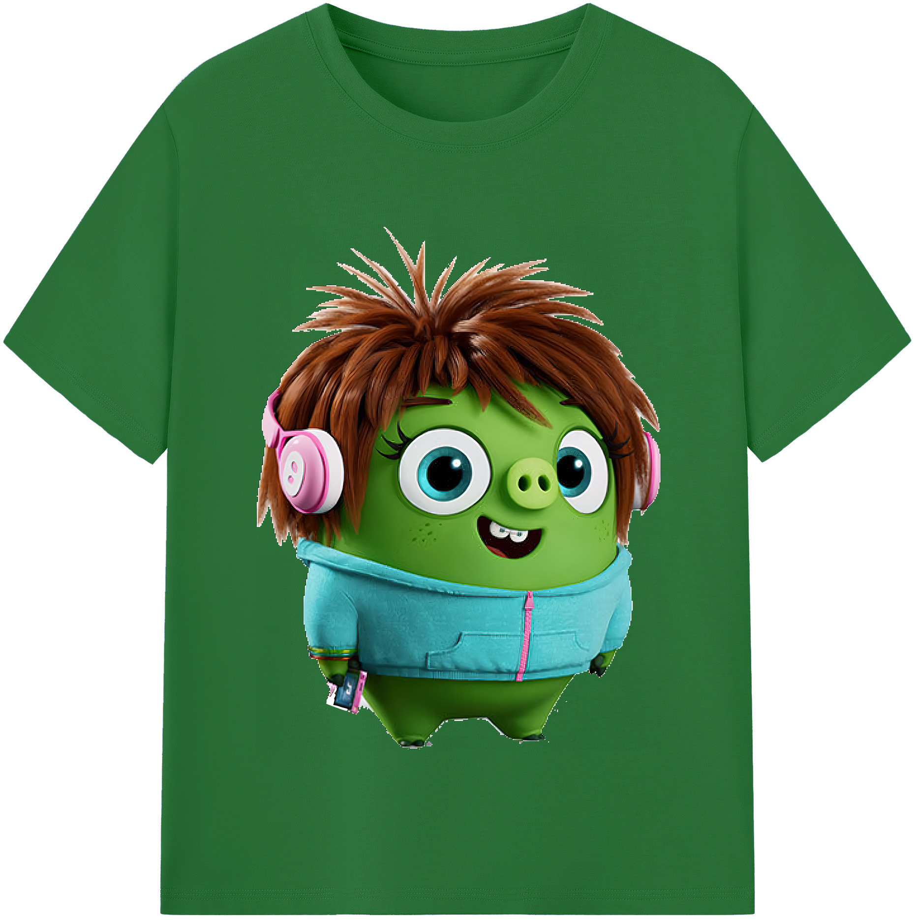 （画像用） Angry Birds アングリーバード 綿100％半袖Tシャツ（フロントプリント）