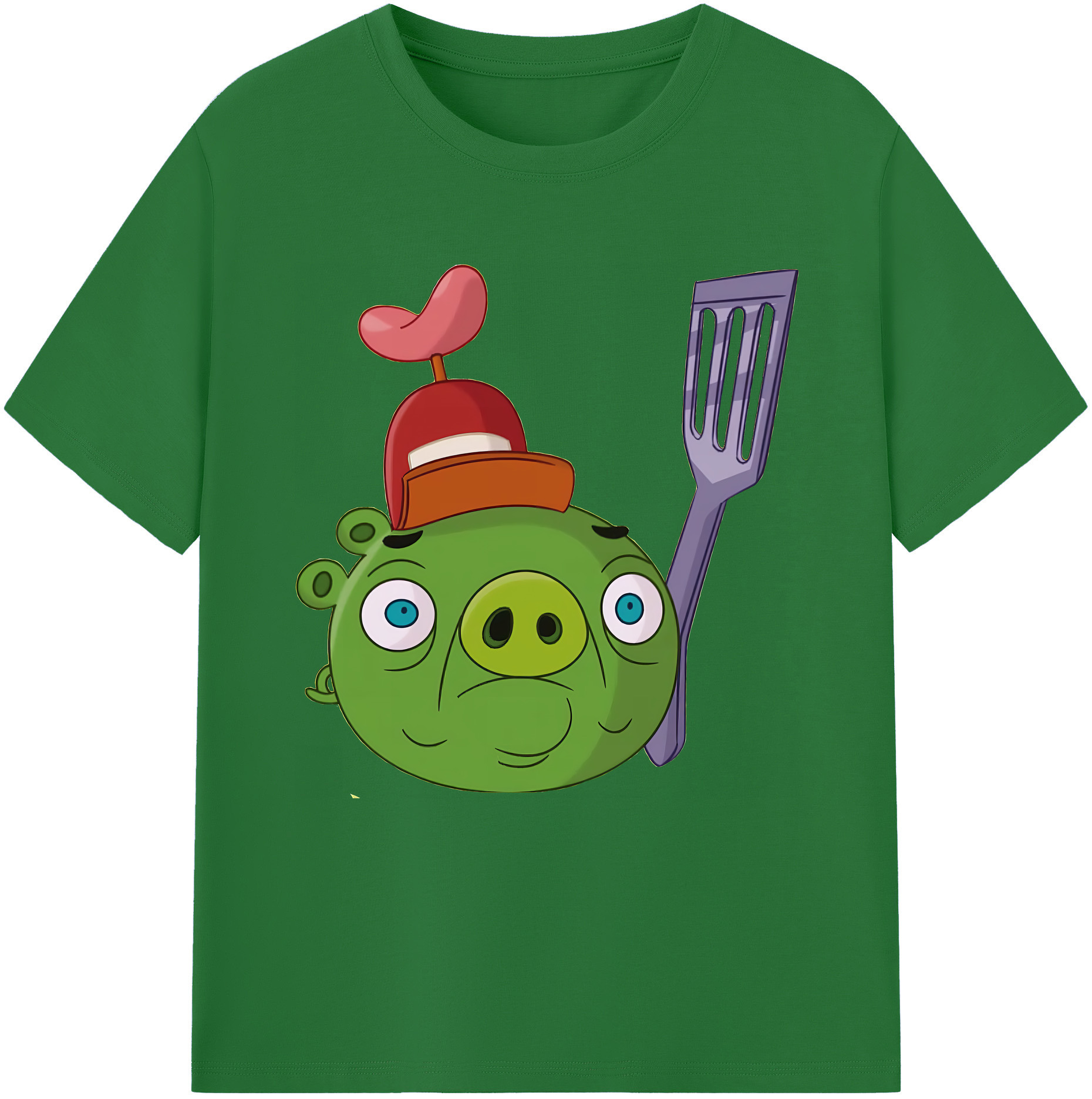 （画像用） Angry Birds アングリーバード 綿100％半袖Tシャツ（フロントプリント）