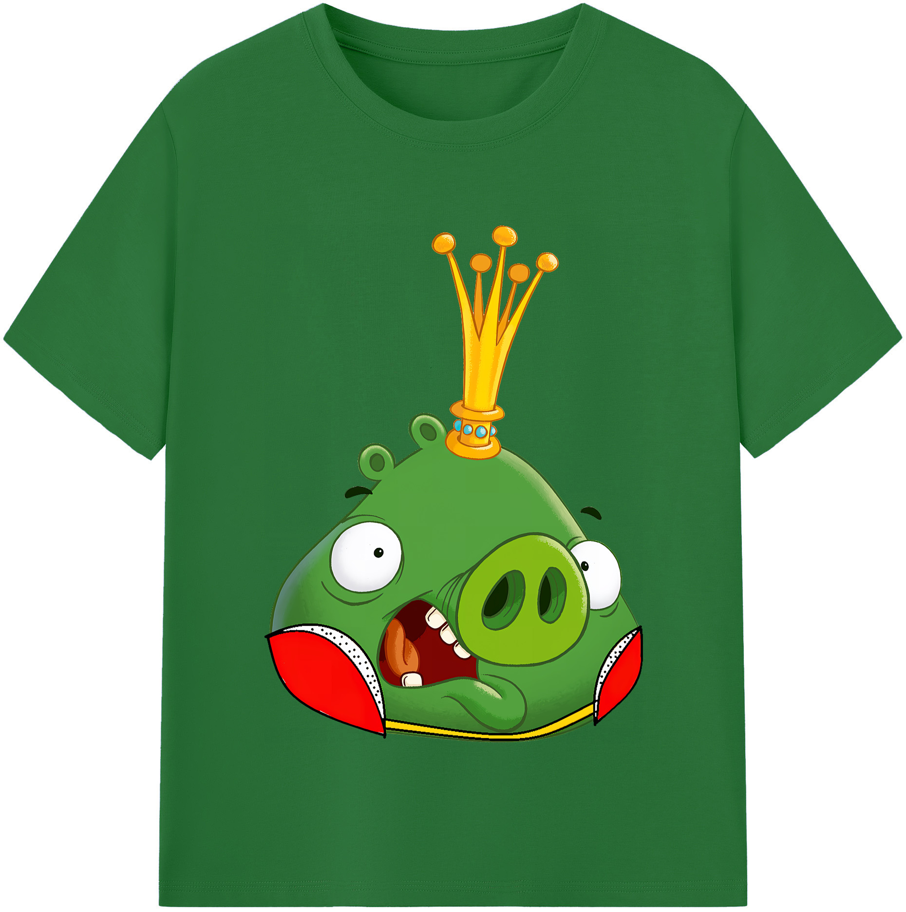 （画像用） Angry Birds アングリーバード 綿100％半袖Tシャツ（フロントプリント）