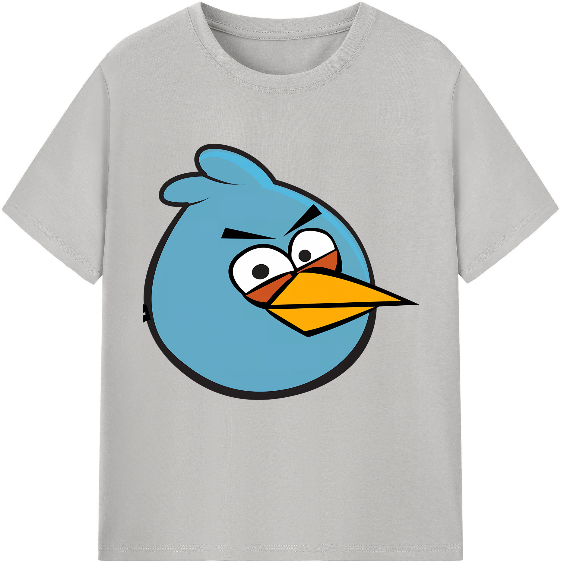 （画像用） Angry Birds アングリーバード 綿100％半袖Tシャツ（フロントプリント）