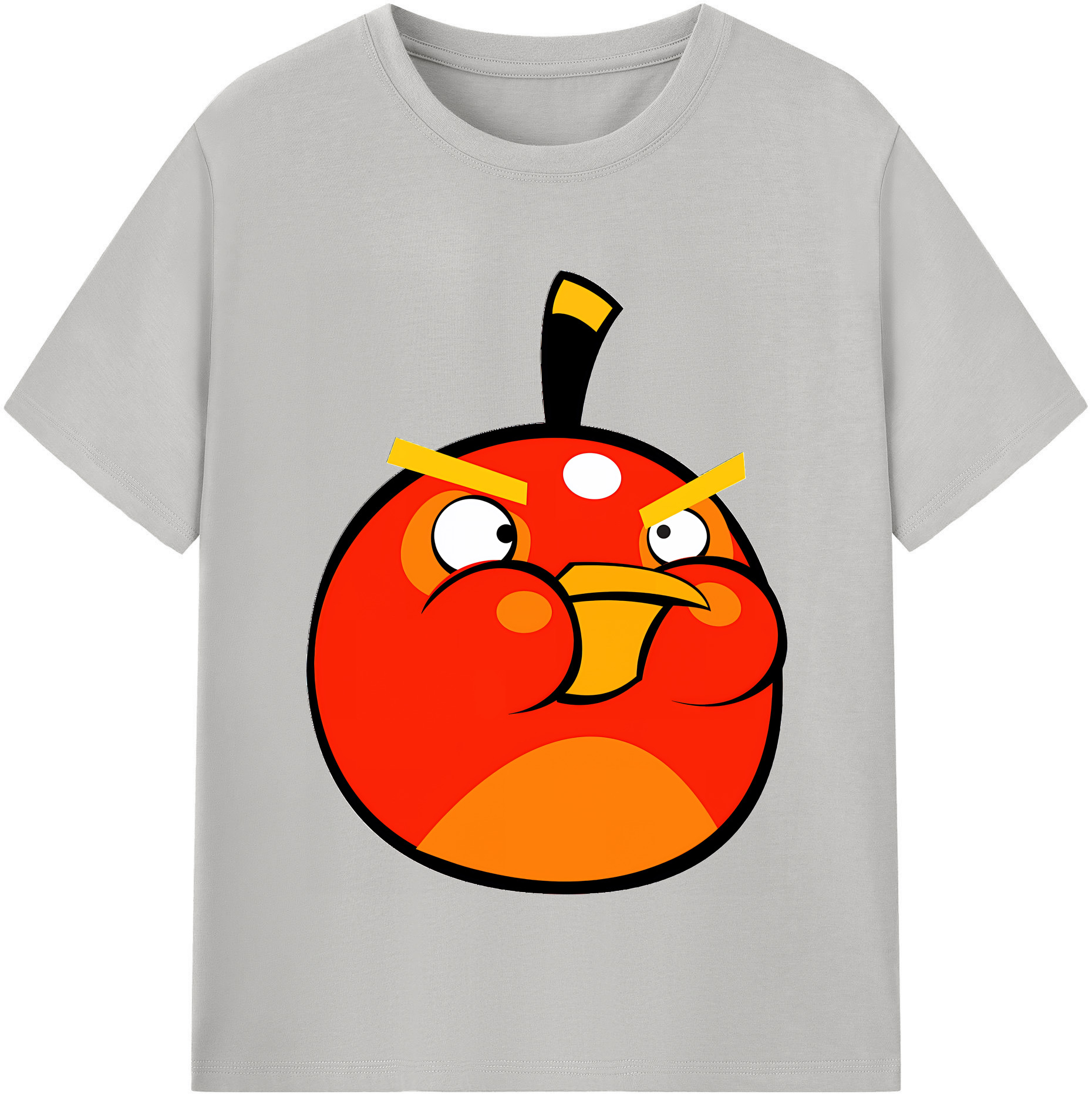 （画像用） Angry Birds アングリーバード 綿100％半袖Tシャツ（フロントプリント）