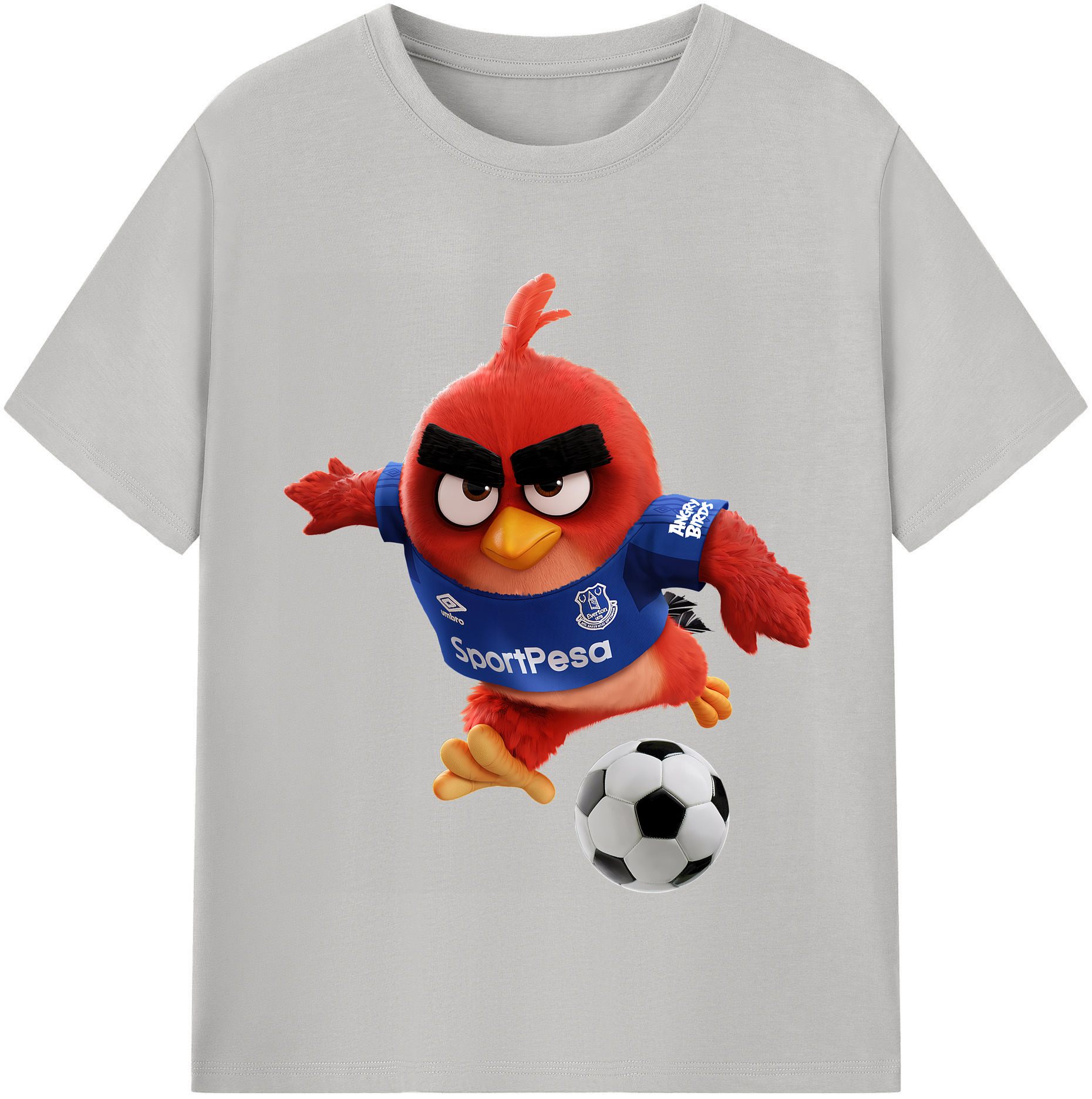（画像用） Angry Birds アングリーバード 綿100％半袖Tシャツ（フロントプリント）