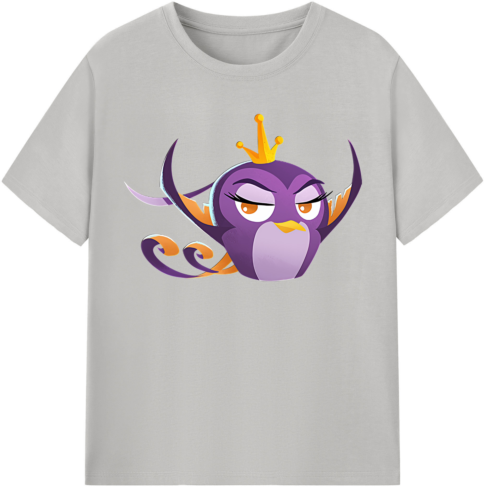 （画像用） Angry Birds アングリーバード 綿100％半袖Tシャツ（フロントプリント）