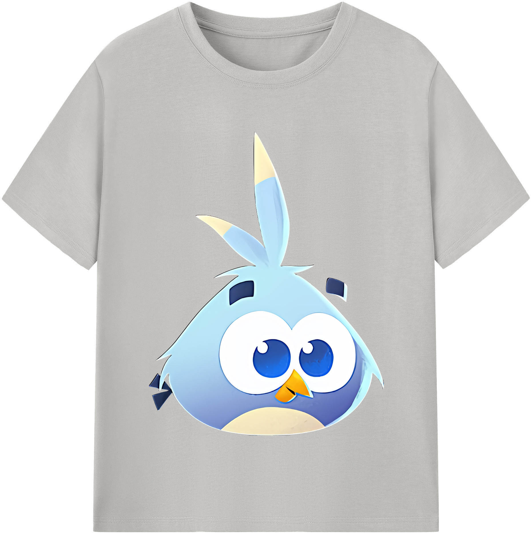 （画像用） Angry Birds アングリーバード 綿100％半袖Tシャツ（フロントプリント）