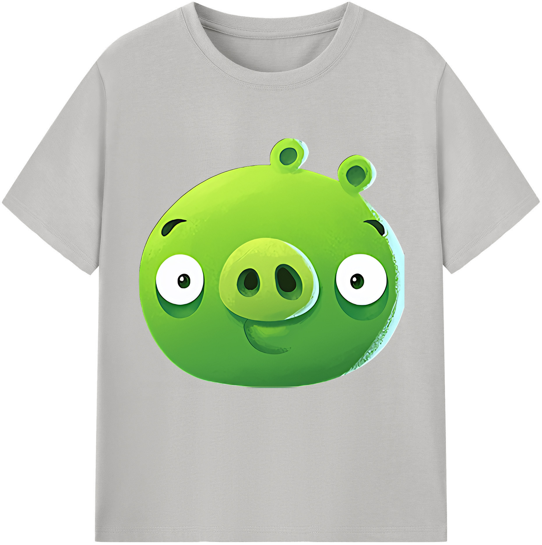 （画像用） Angry Birds アングリーバード 綿100％半袖Tシャツ（フロントプリント）
