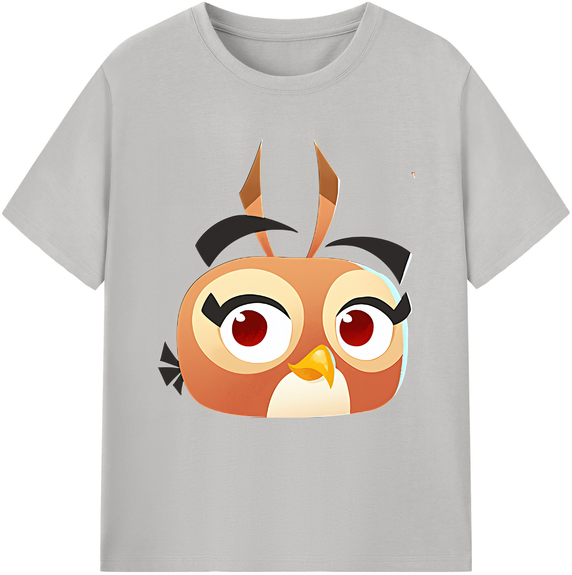 （画像用） Angry Birds アングリーバード 綿100％半袖Tシャツ（フロントプリント）