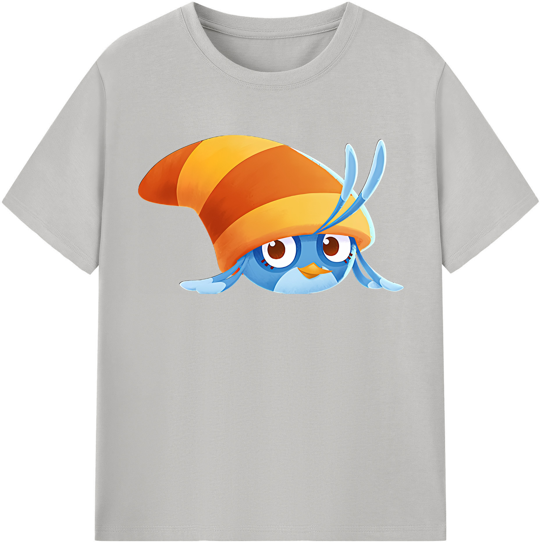 （画像用） Angry Birds アングリーバード 綿100％半袖Tシャツ（フロントプリント）